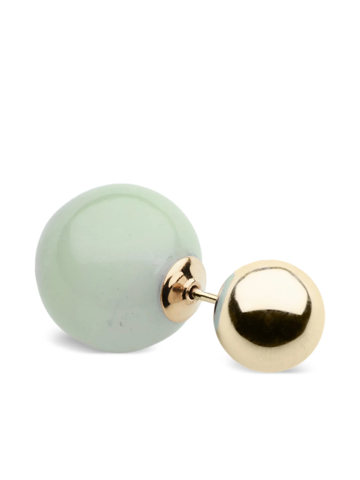 Bolas Duo aventurine earring
