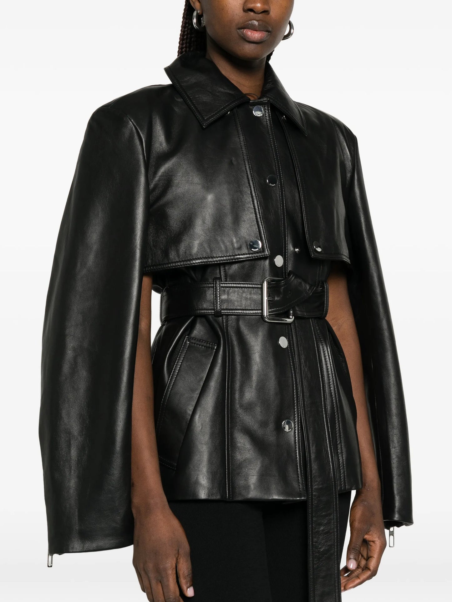 belted jacket