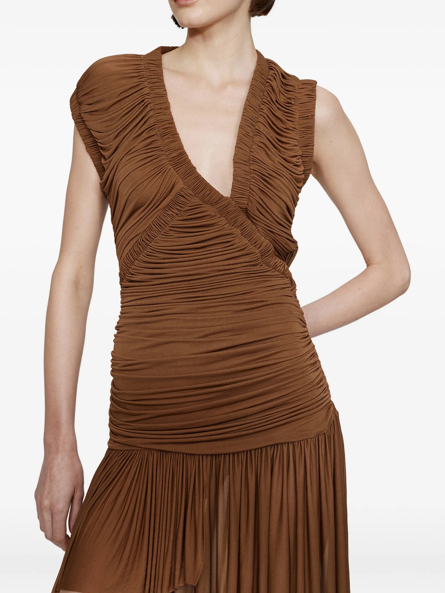 Theron draped maxi dress