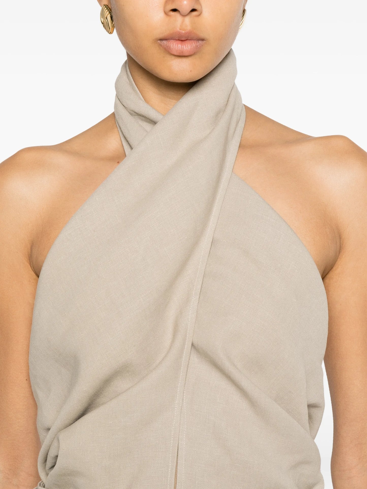 halterneck blouse