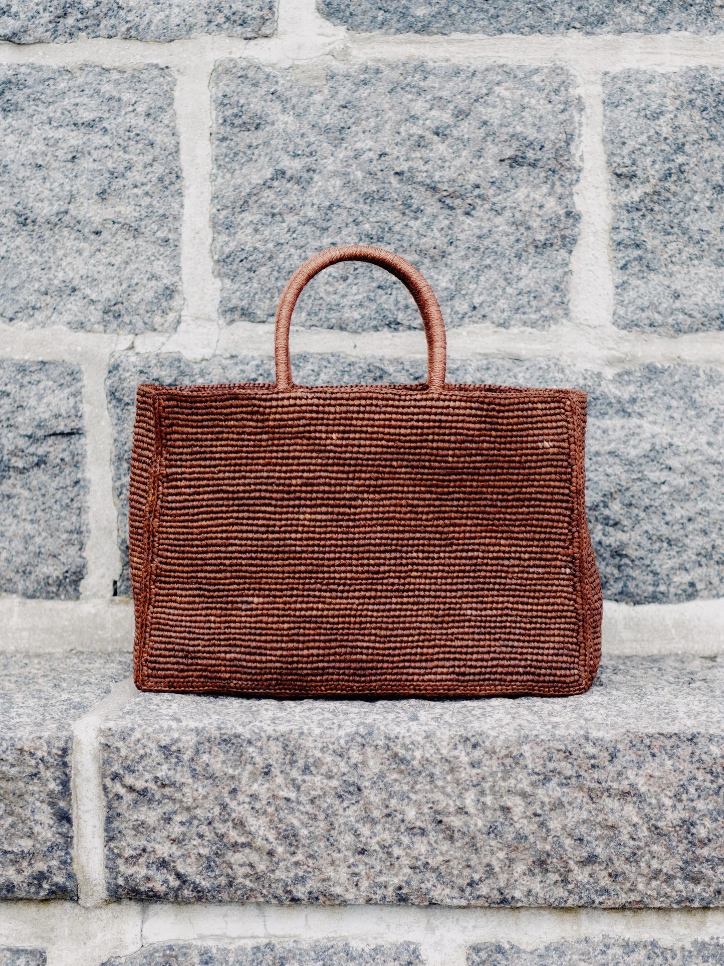 large The Charlotte raffia tote bag