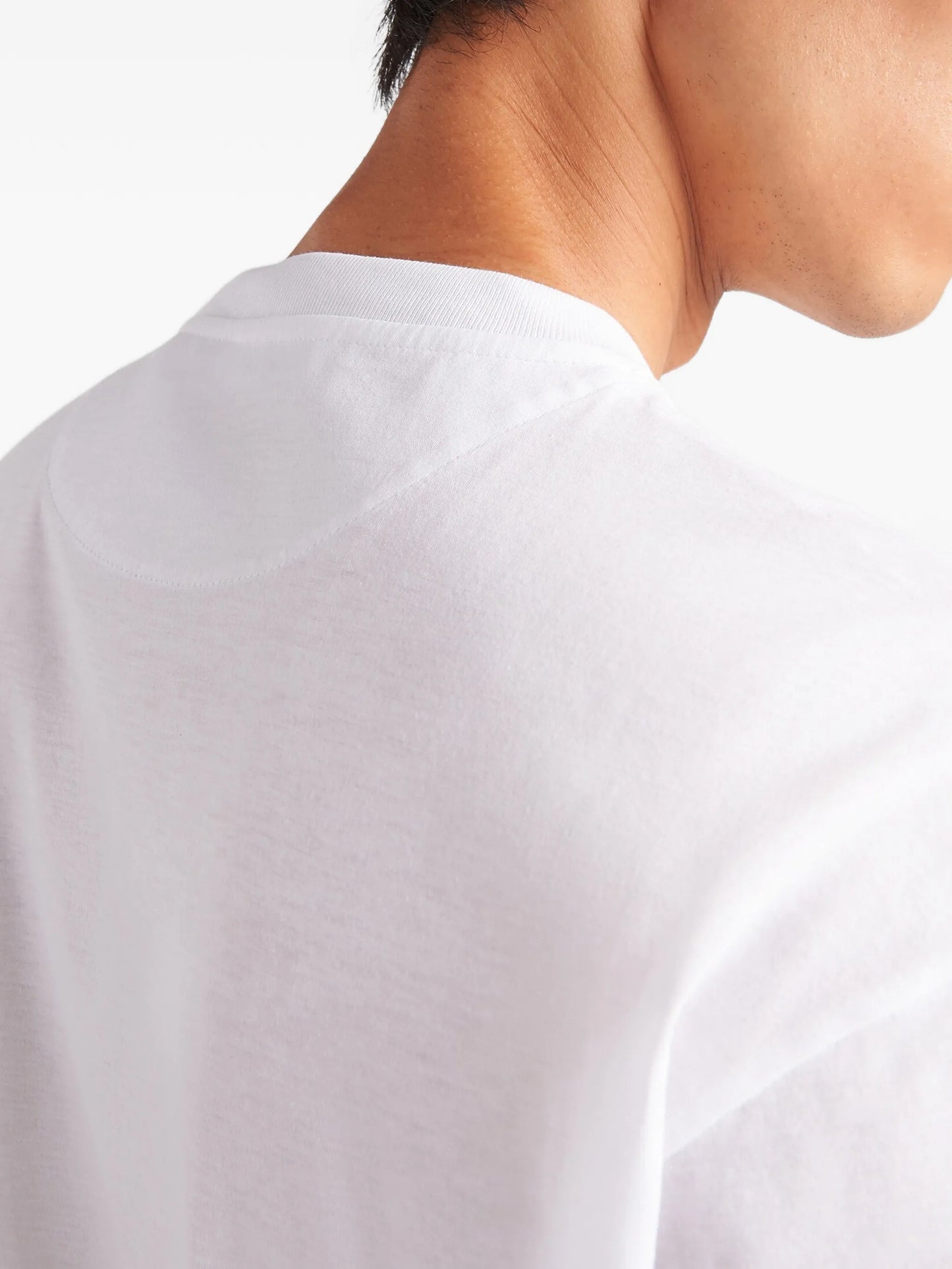logo-plaque pocket T-shirt