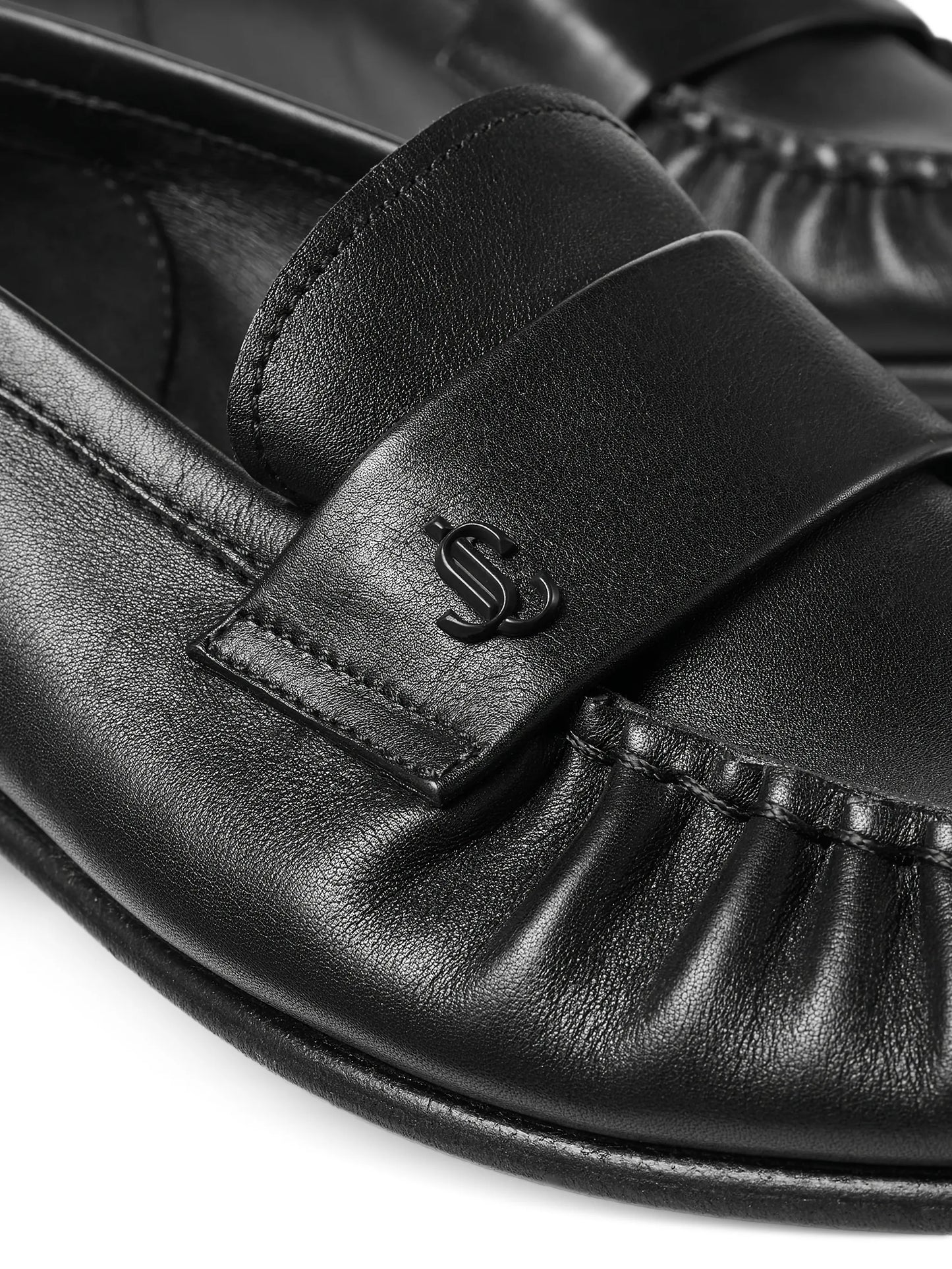 Ellis logo-plaque loafers