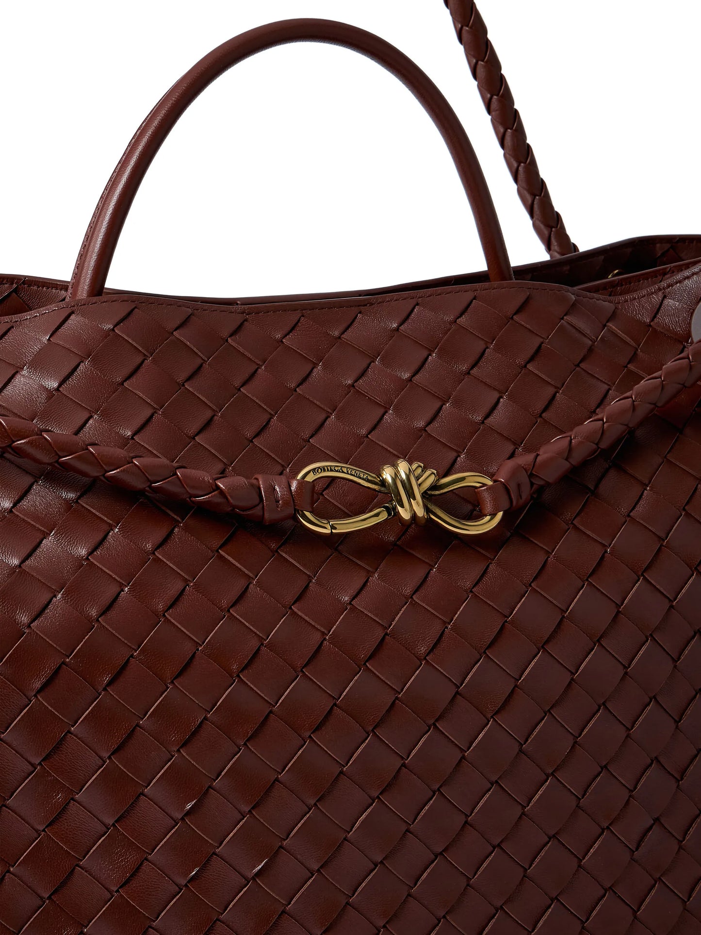 large Andiamo intrecciato leathertote bag