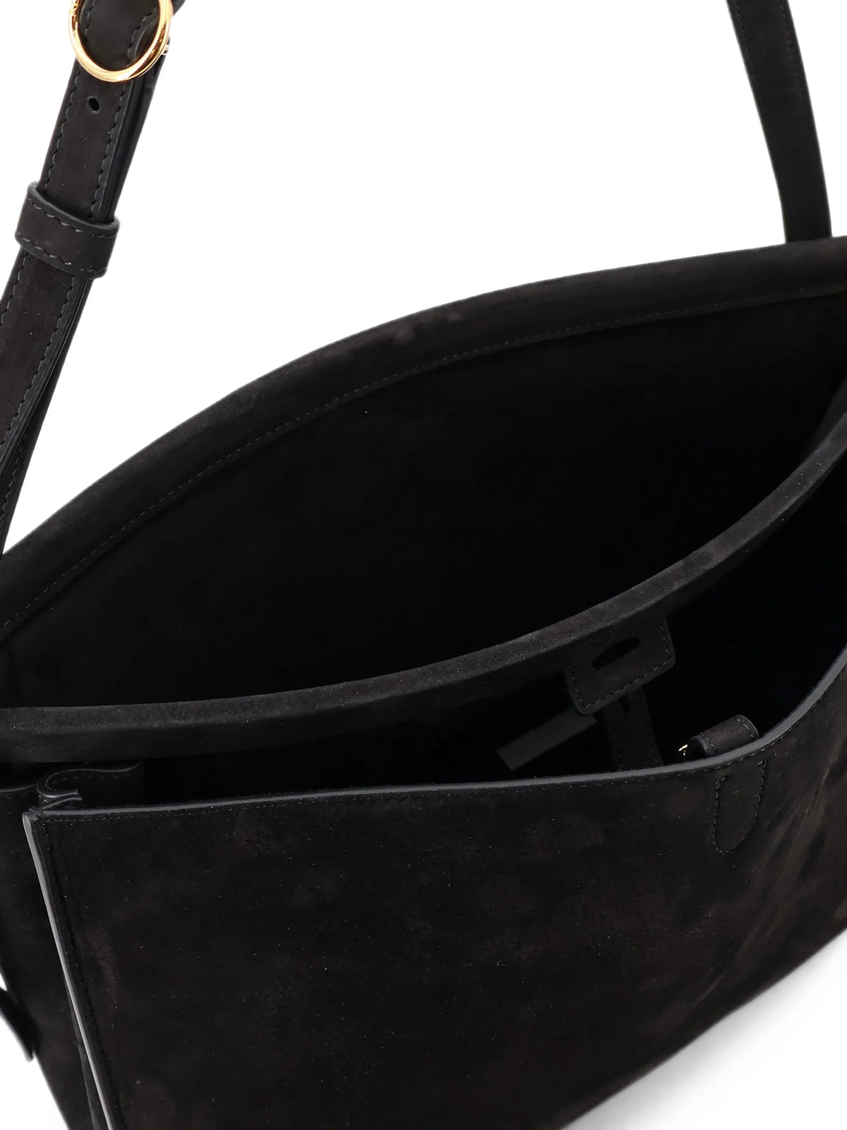 35 Le Click Pocket nubuck shoulder bag