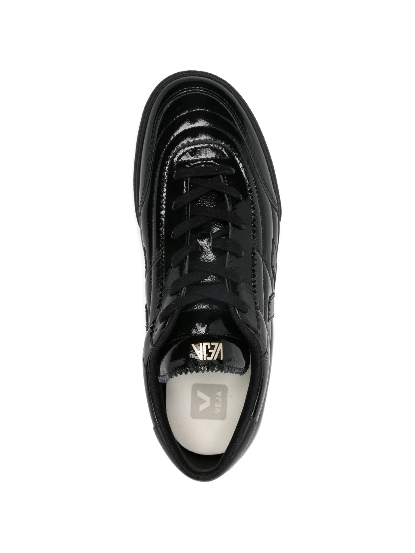 Penenka patent leather black sneakers