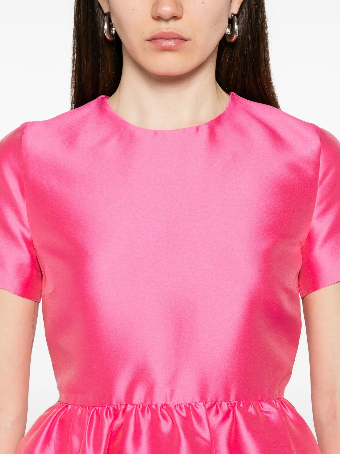 Lexi gathered-waist dress