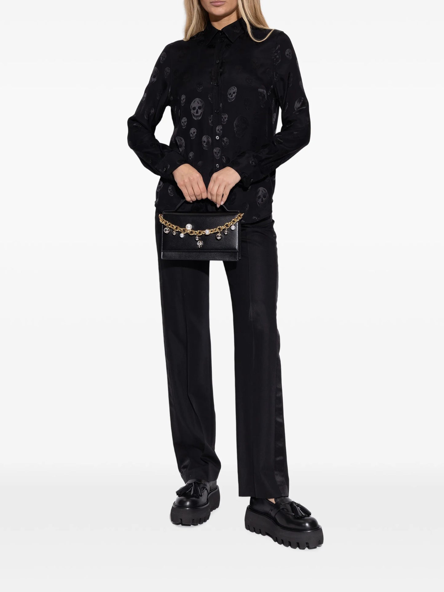 tassel platform loafers