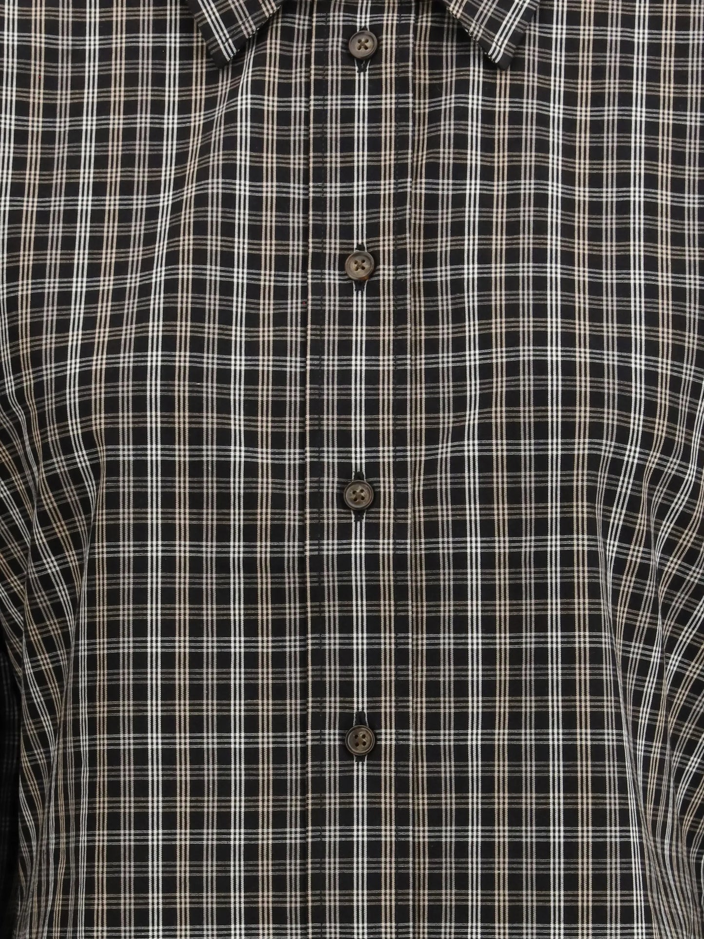 shaped check shirt