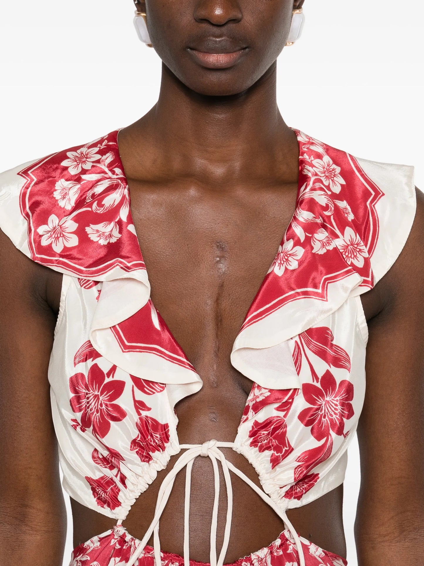 Sand Guanacaste ruffled dress