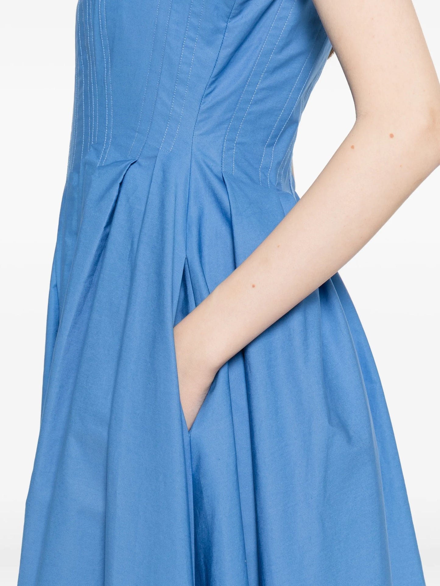 Giro square-neck A-line maxi dress