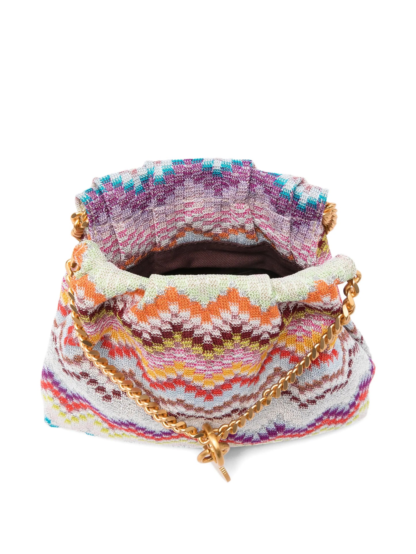 Raschel lurex tote bag