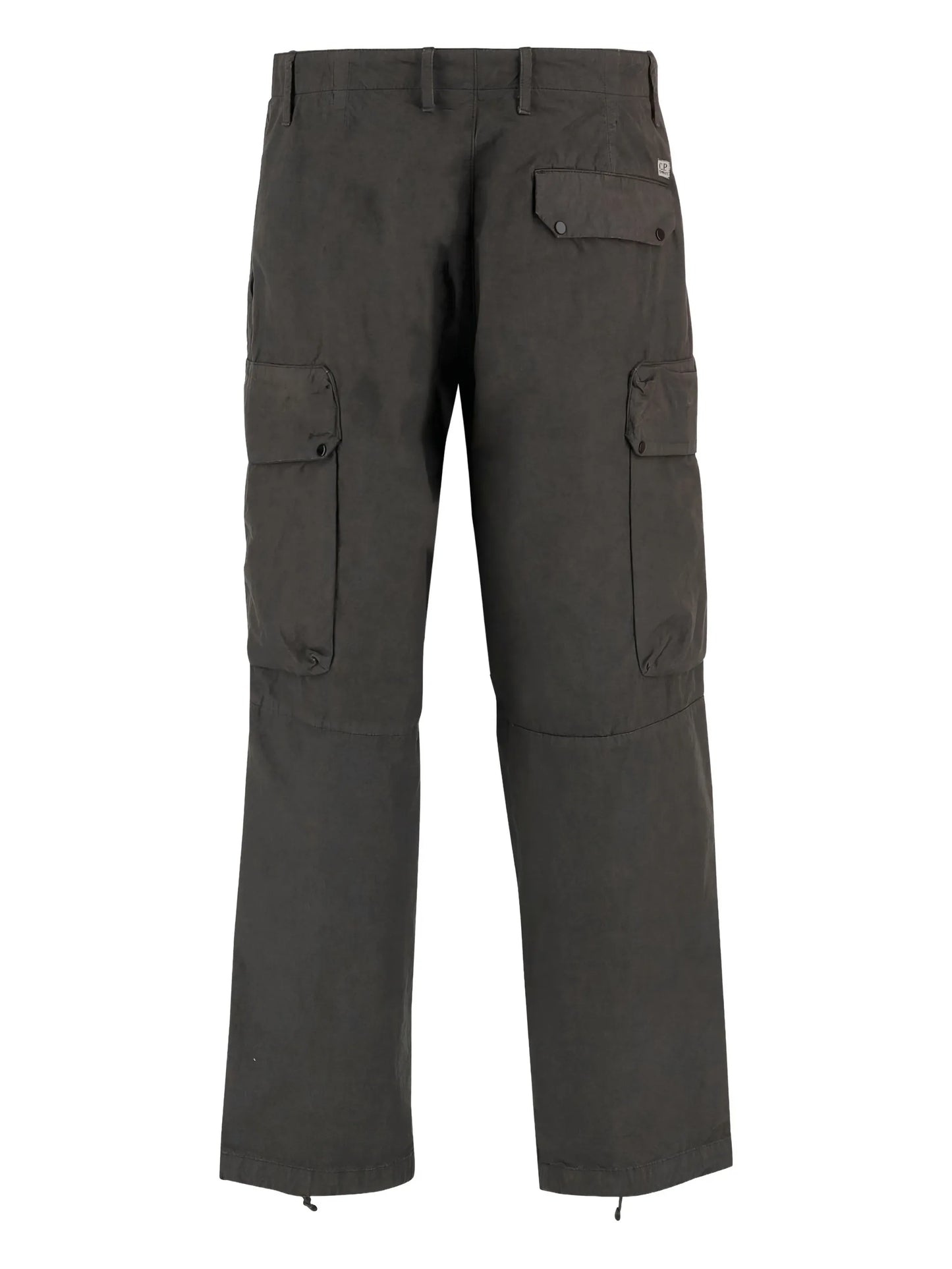 cargo-pockets straight-leg trousers