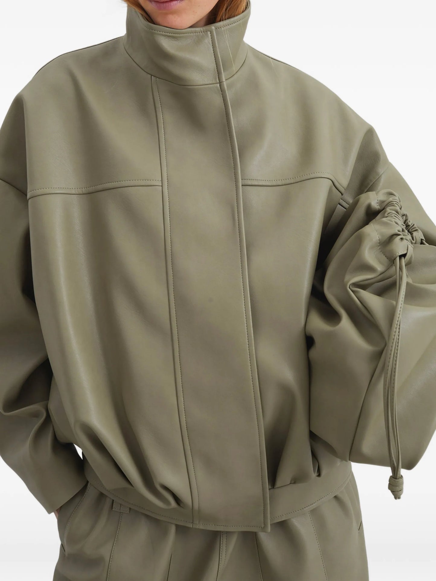 Veren panelled bomber jacket