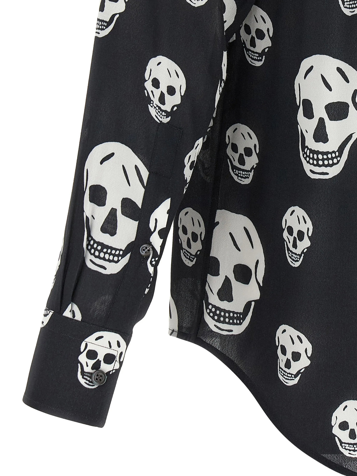 Skull print shirt