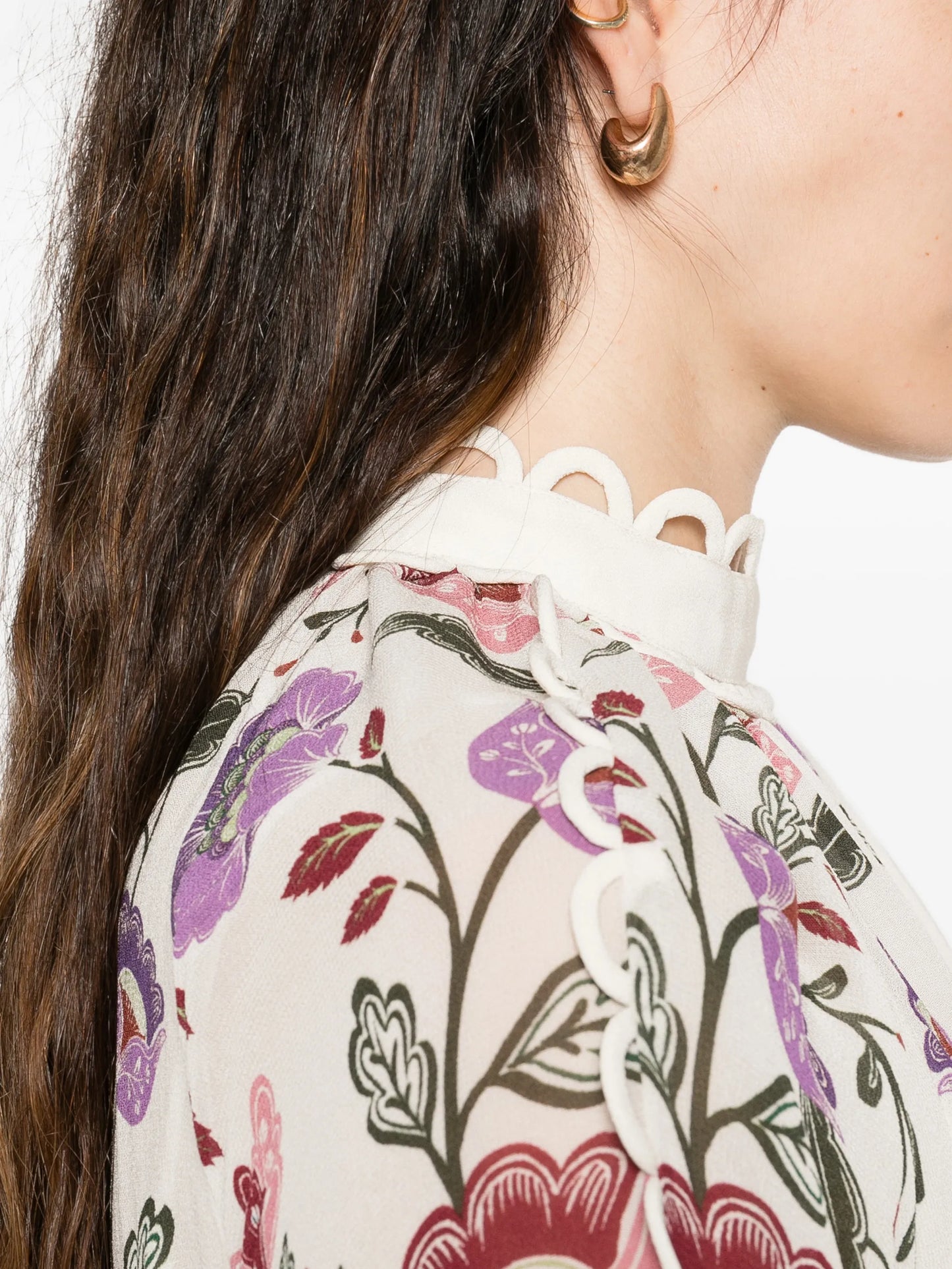 floral-print maxi dress