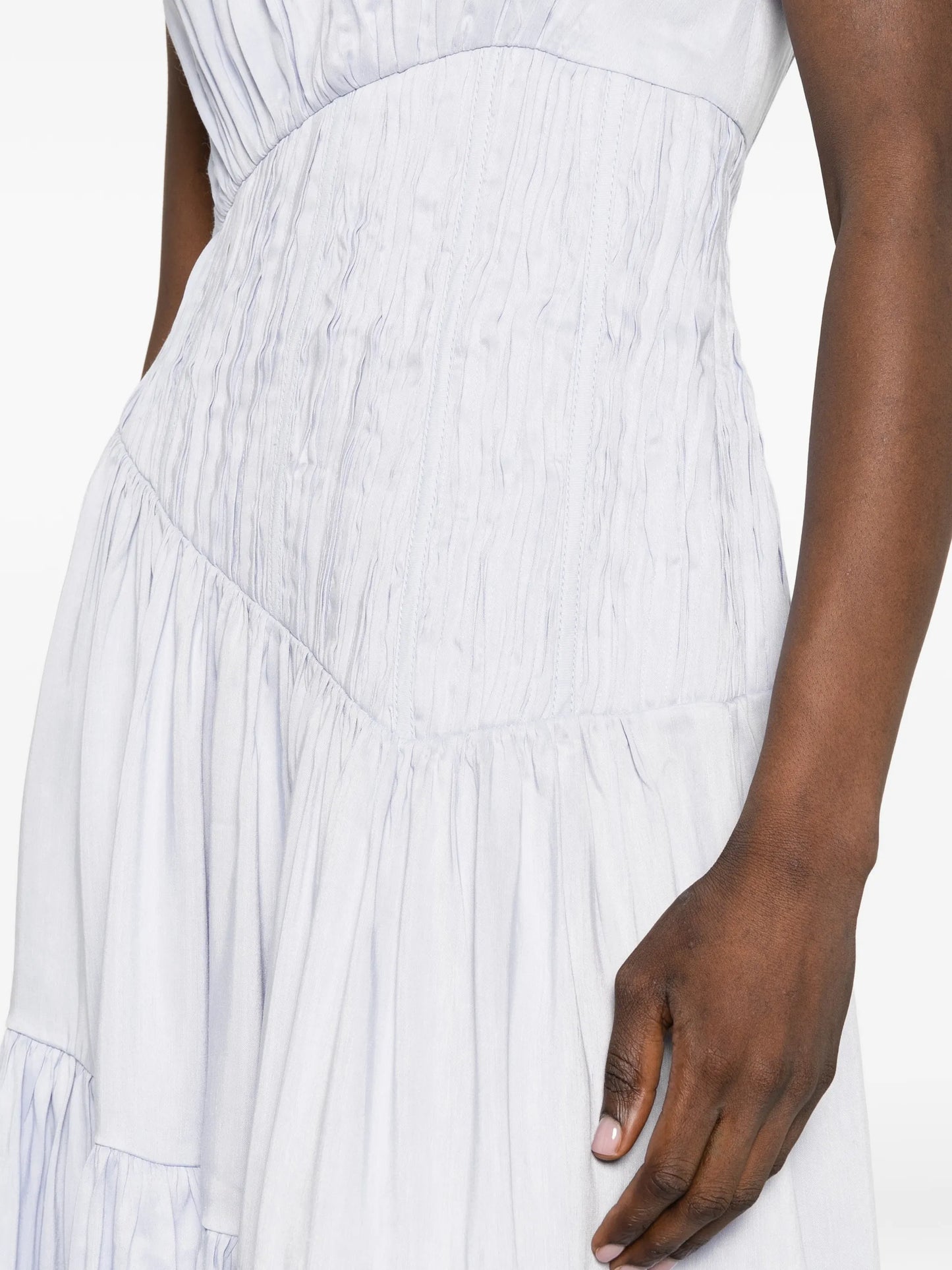 Ecliptica tiered midi dress