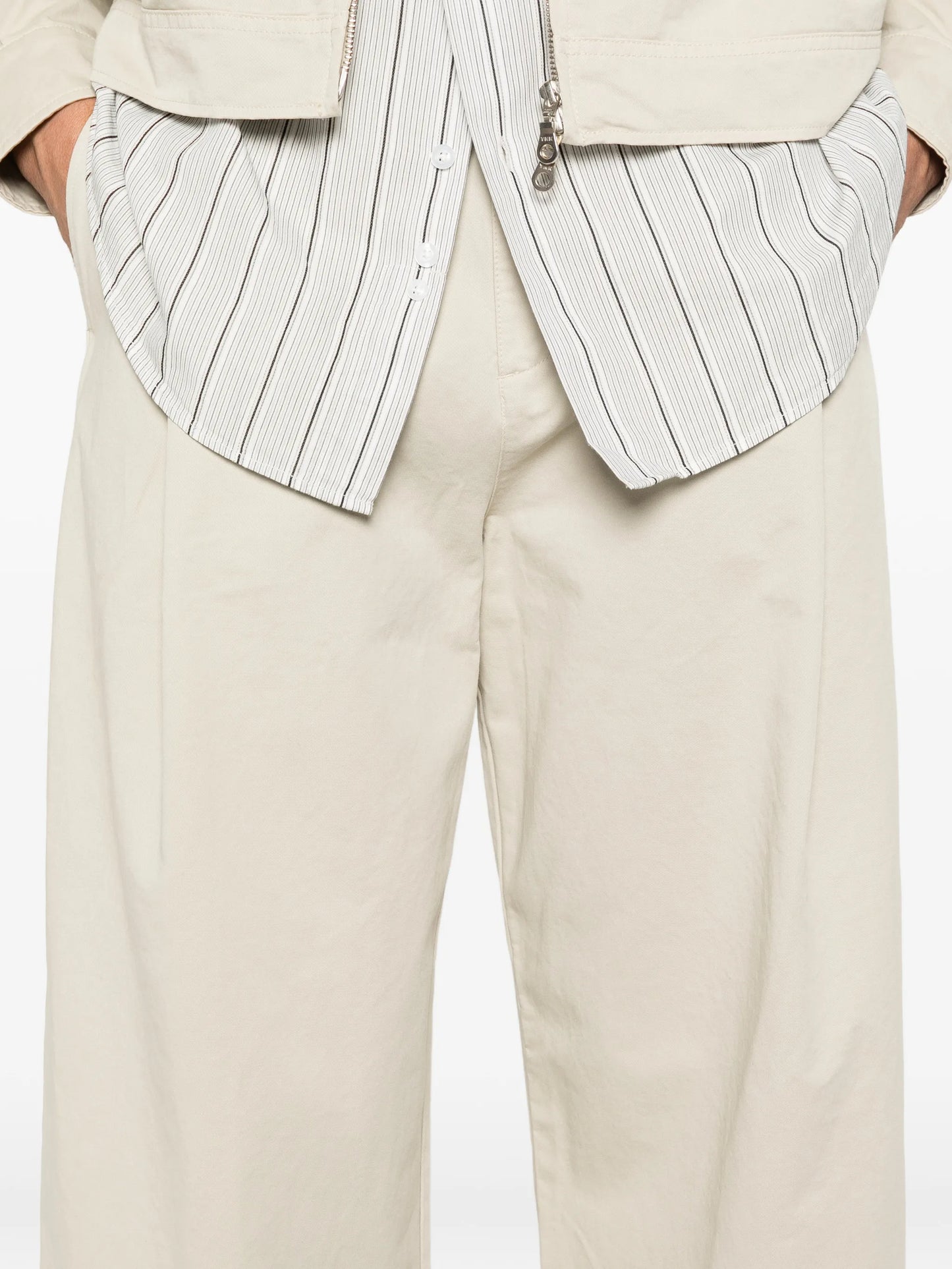 straight leg trousers