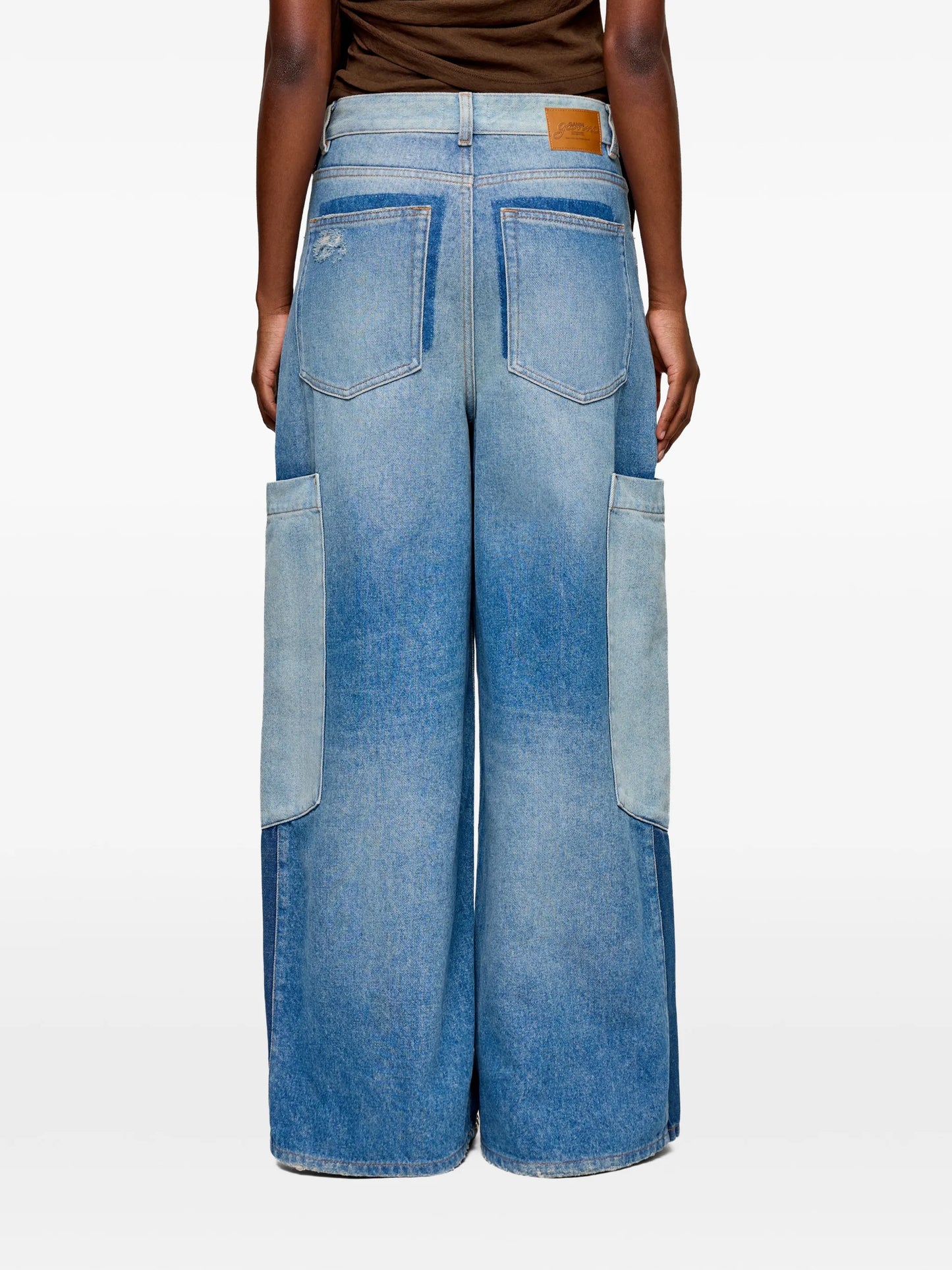 panelled jeans