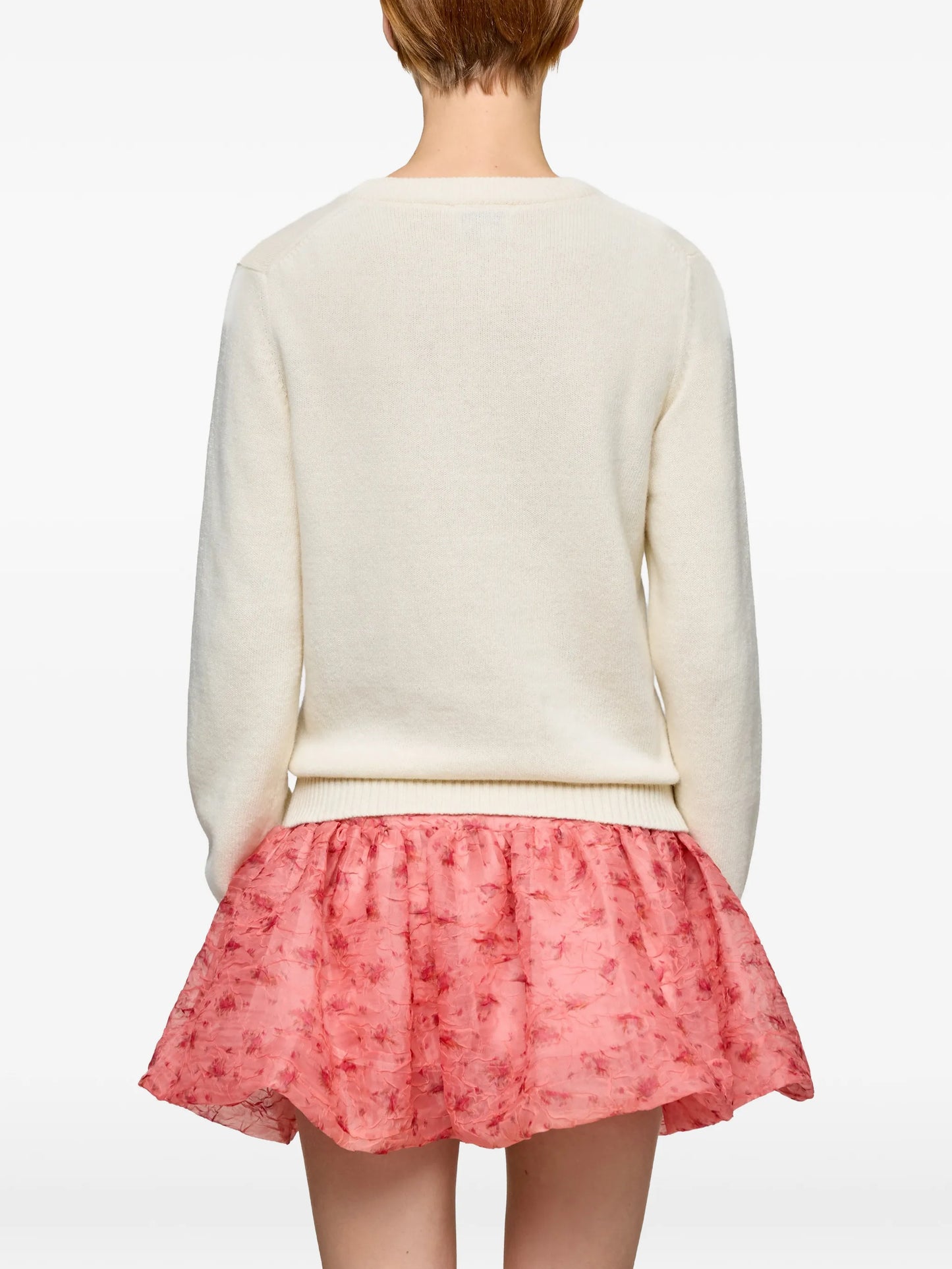 sweater in graphic wool