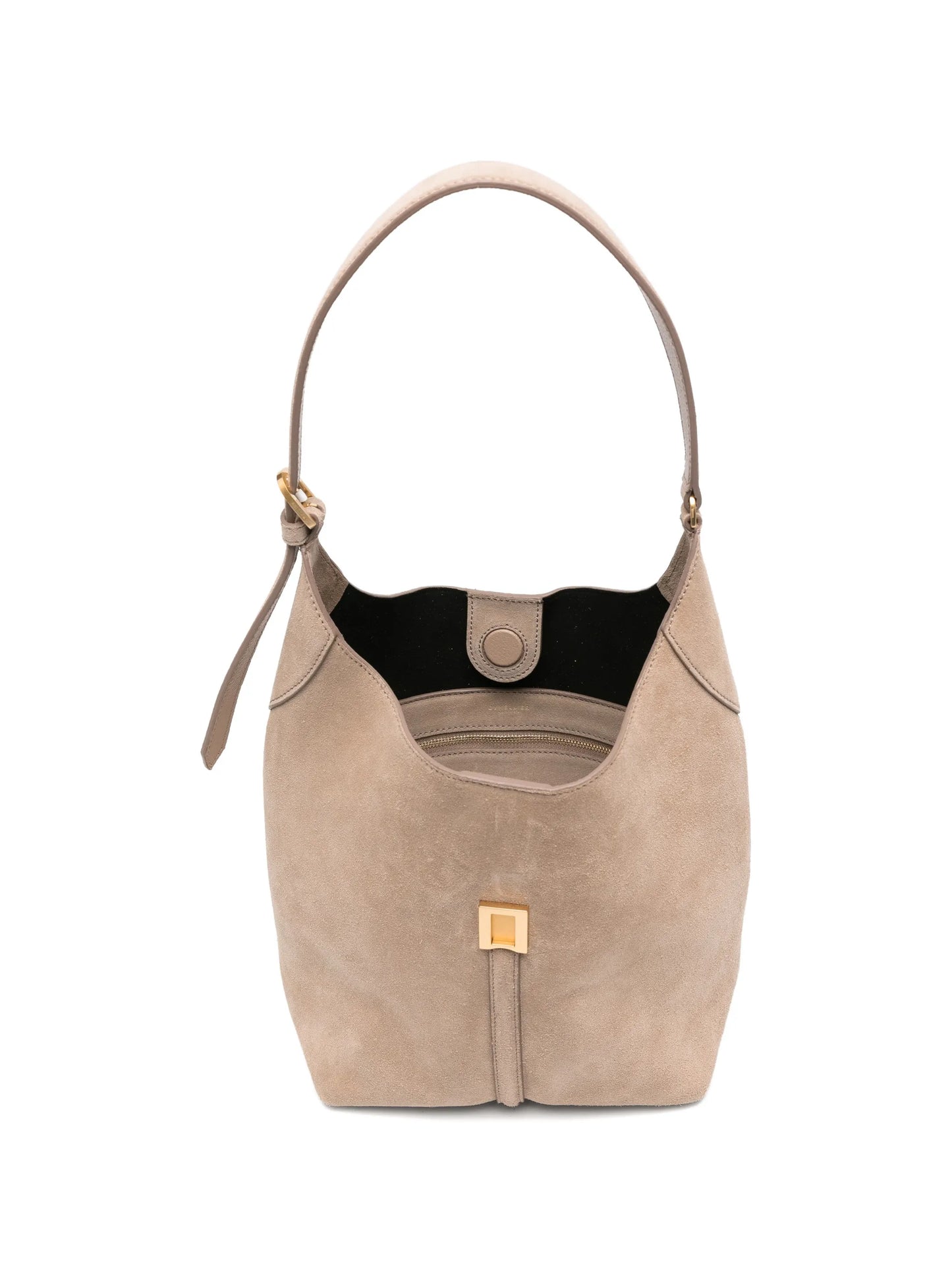 Siena suede bucket bag