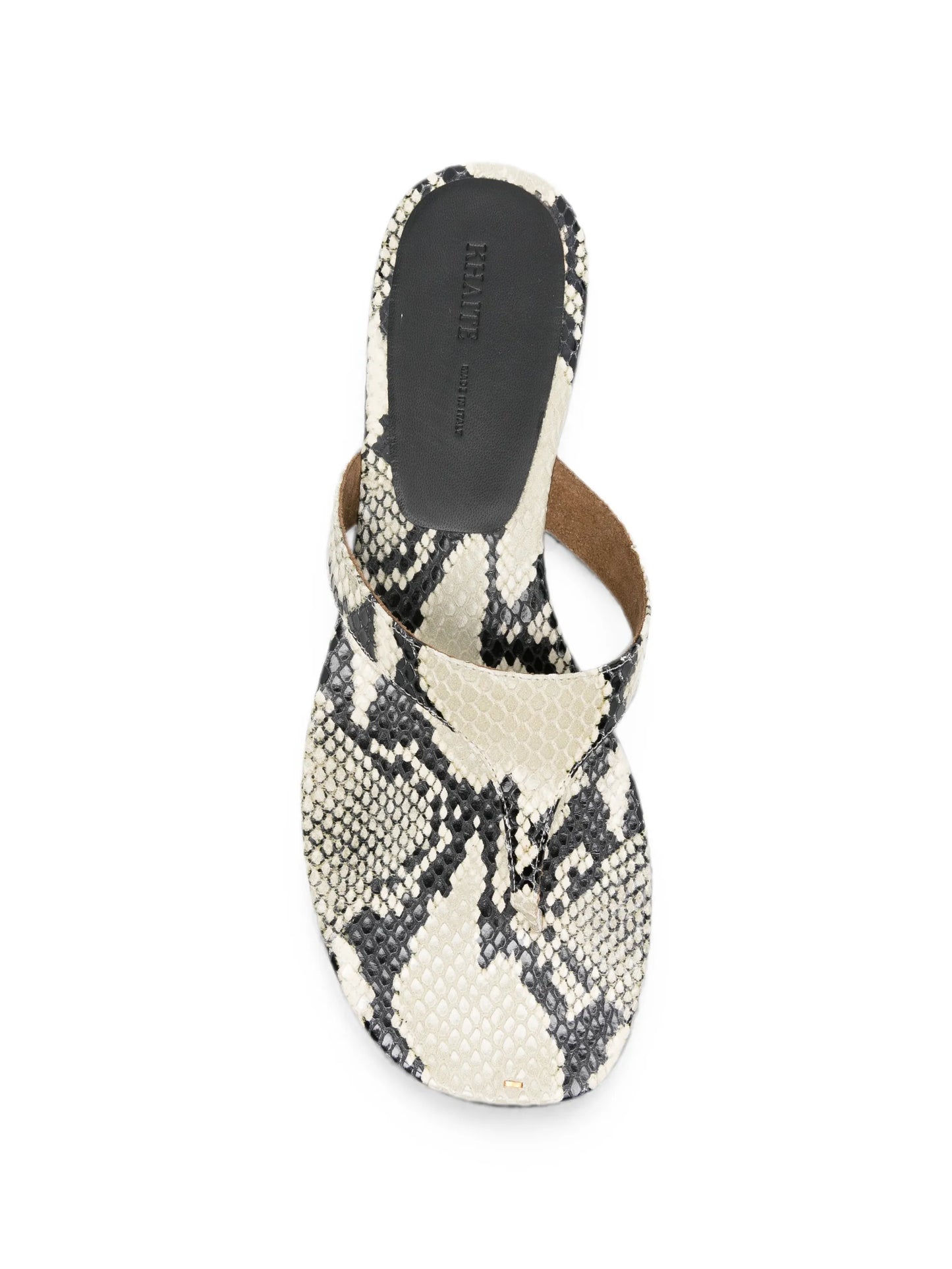 Archer snakeskin-print sandals