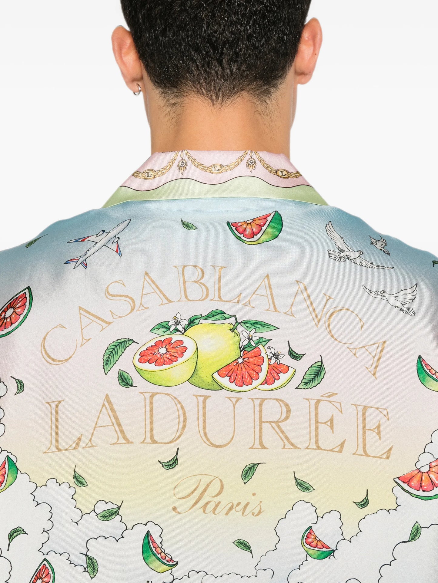 Ladurée tree-print shirt