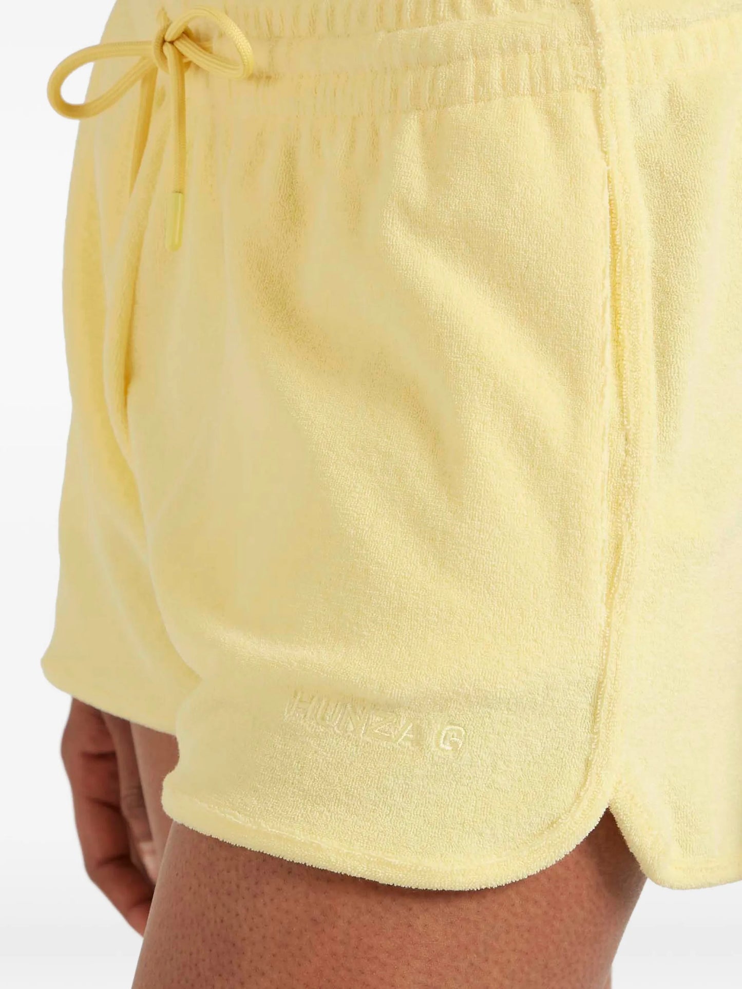 towelling drawstring shorts