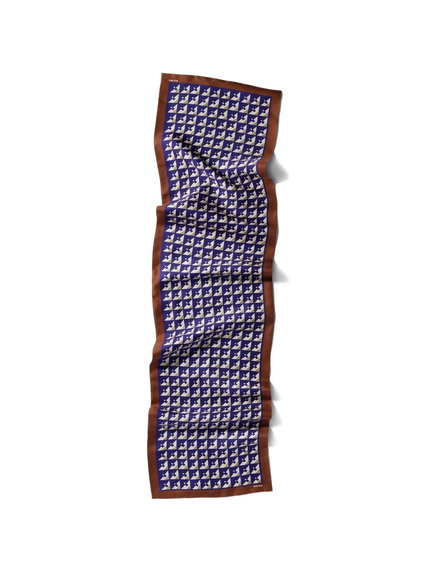 printed silk scarf