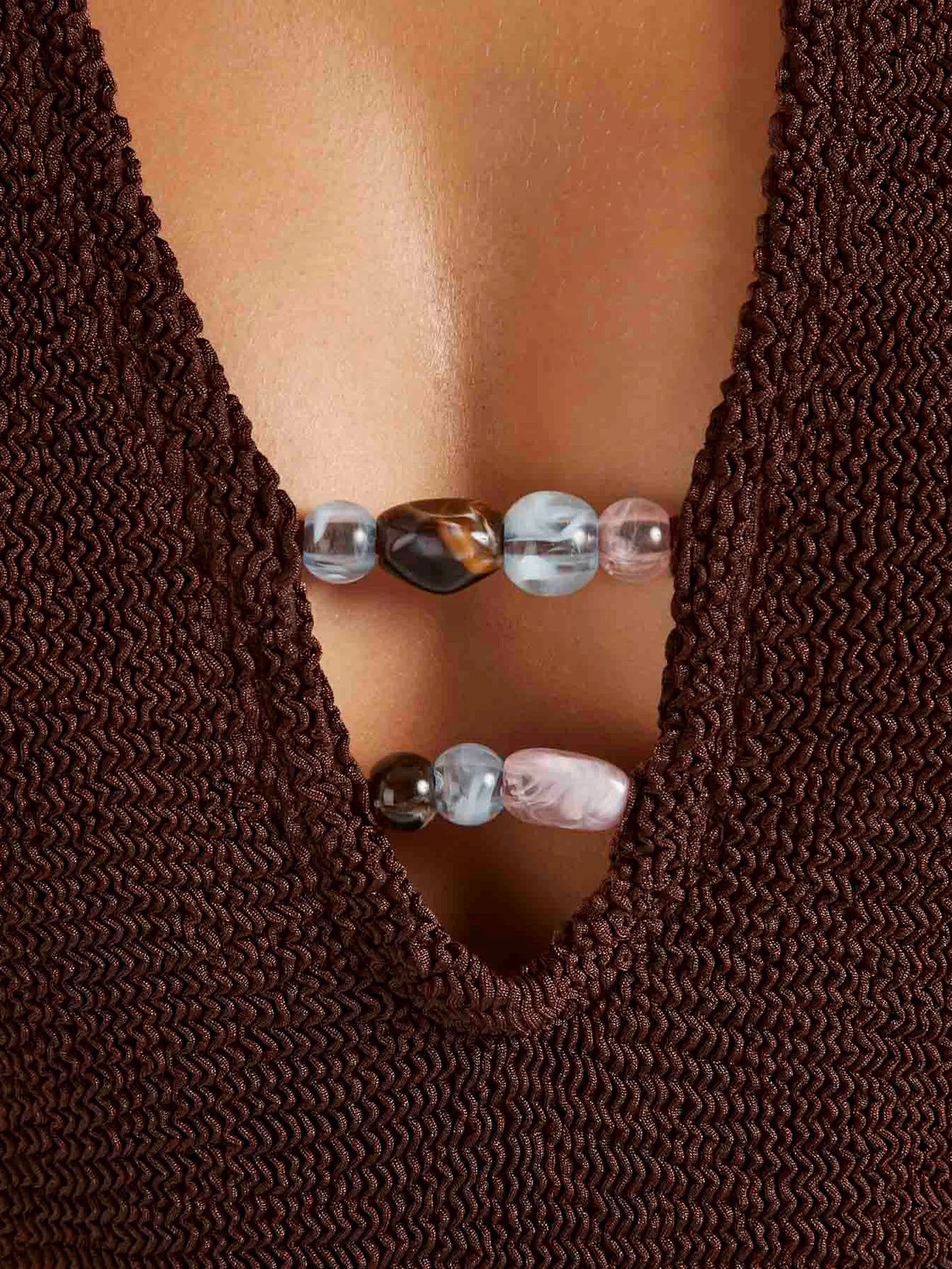 Adriana beaded swimsuit