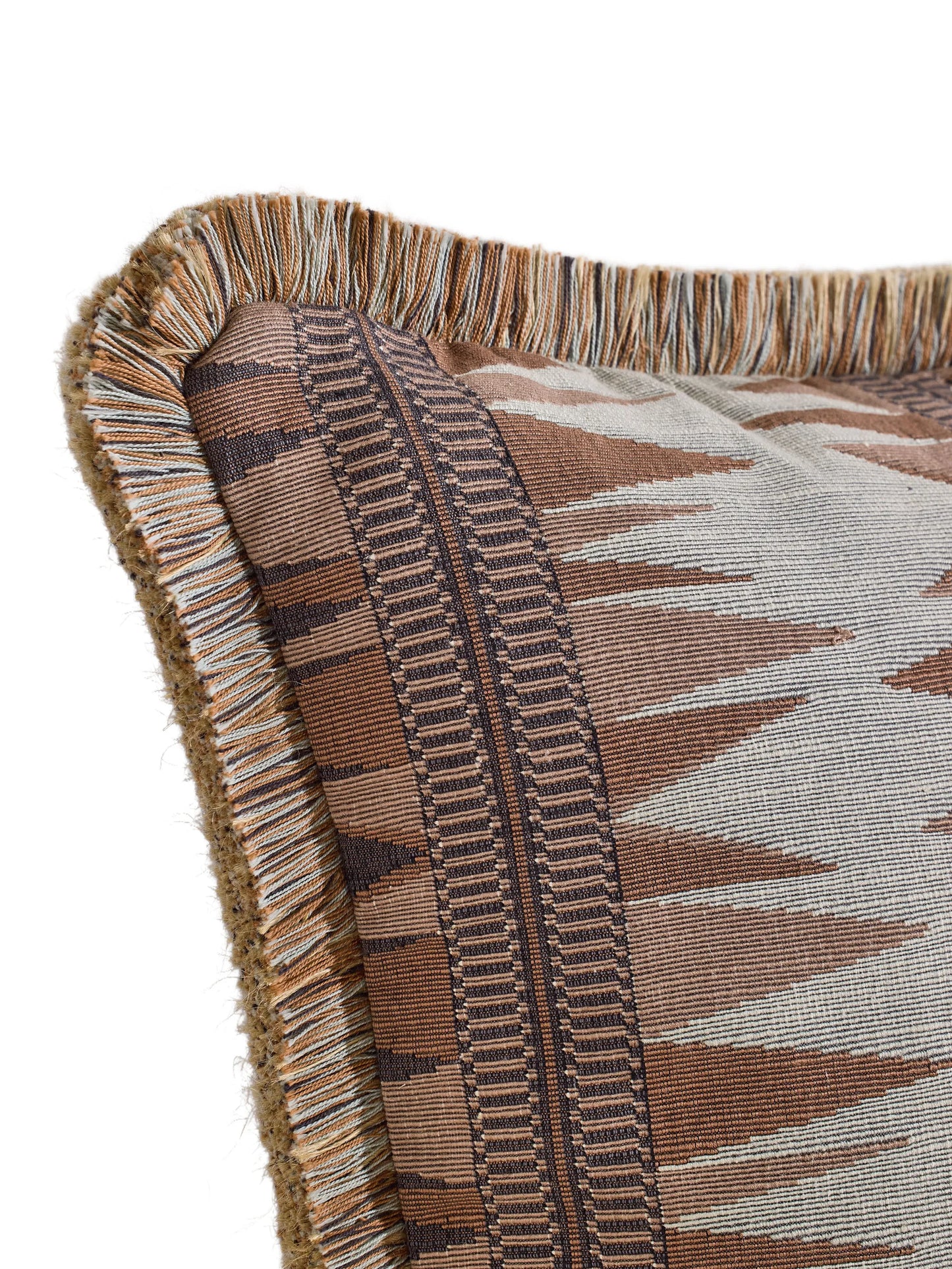 Irving fringed square cushion
