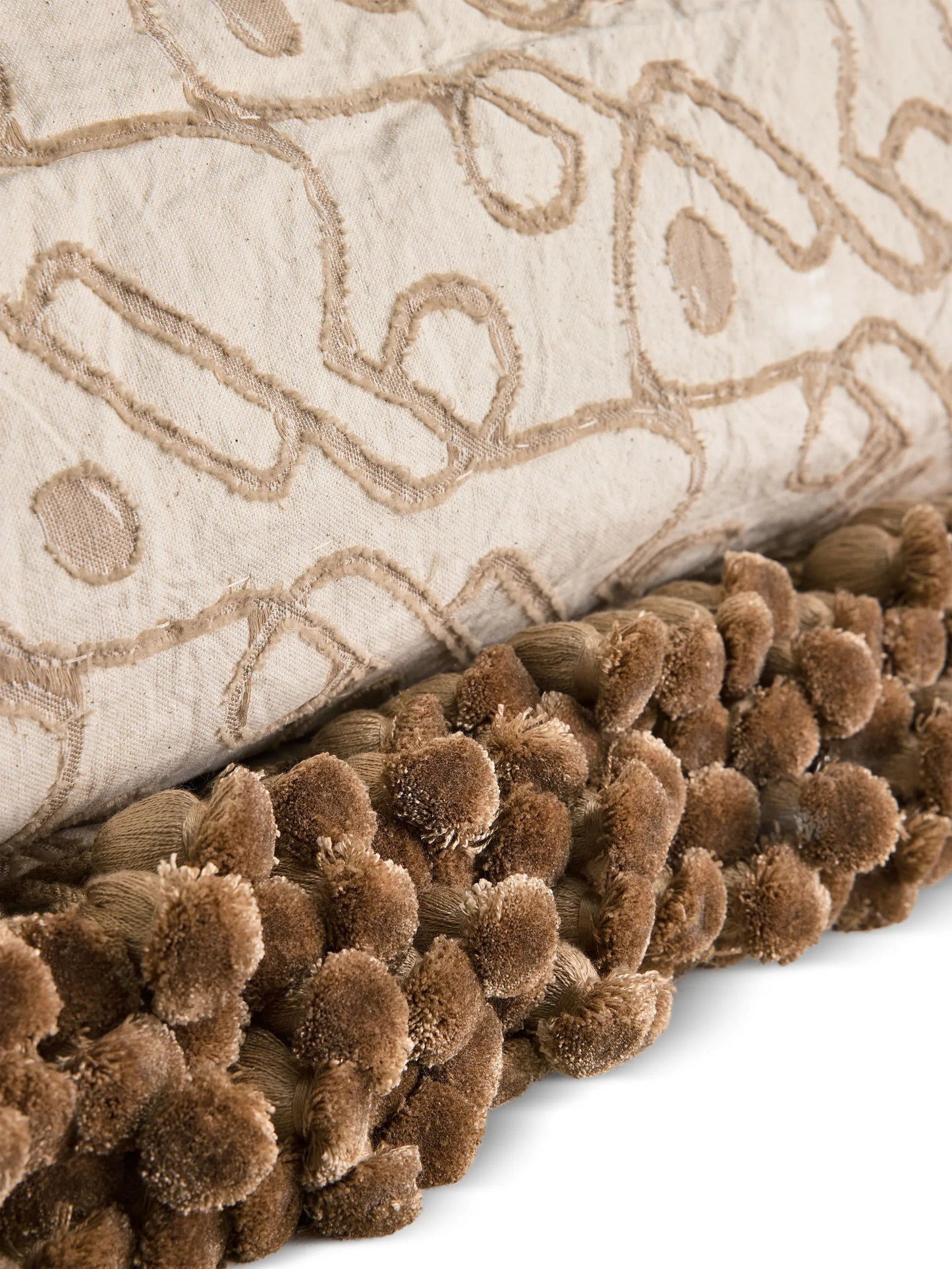 Tilney tassel-detail patterned bedspread