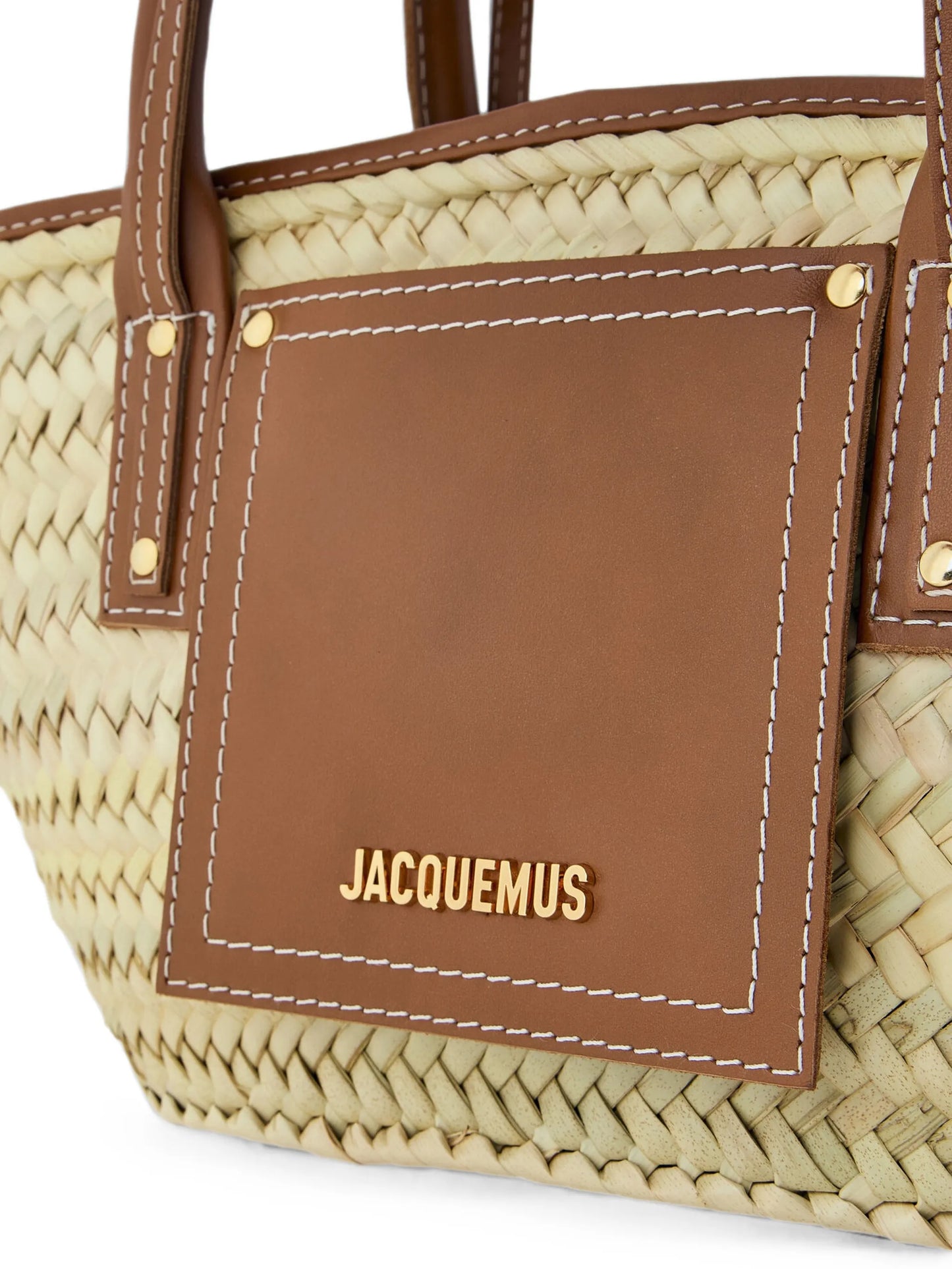 The small Soli tote raffia bag