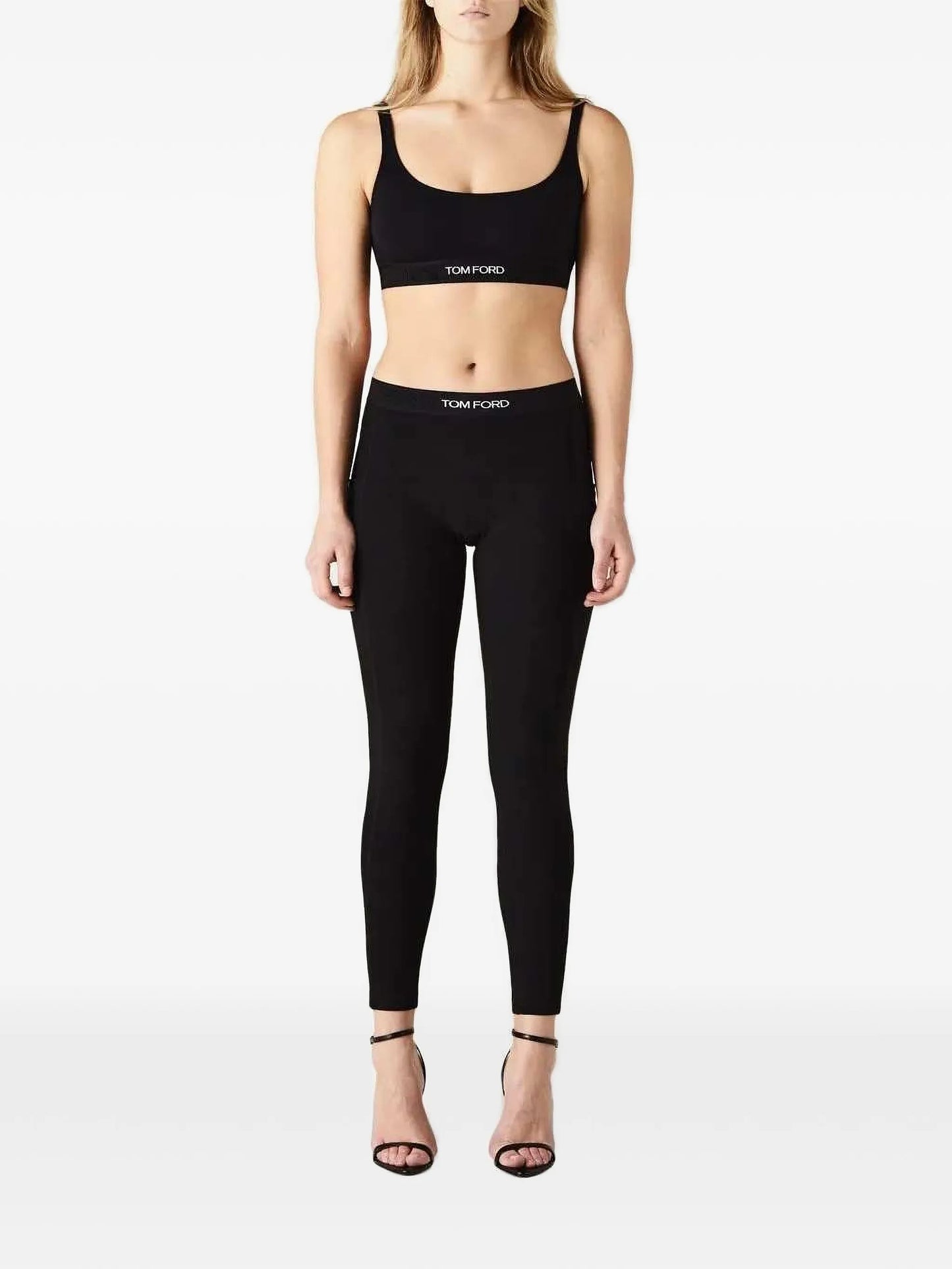 Signature logo-band bralette