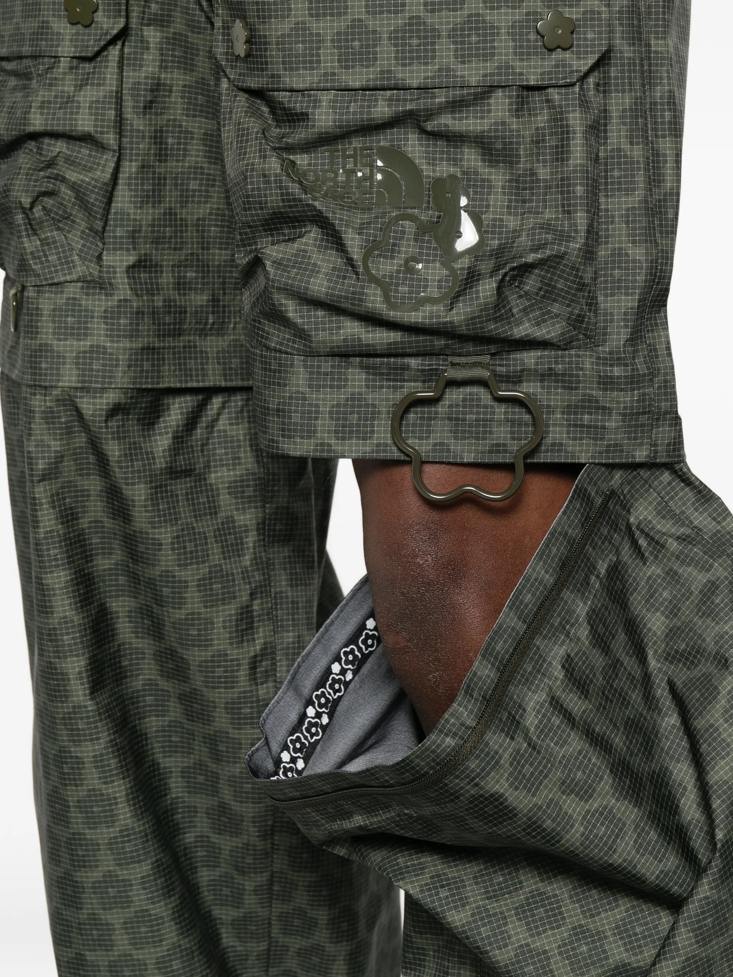 x The North Face print trousers