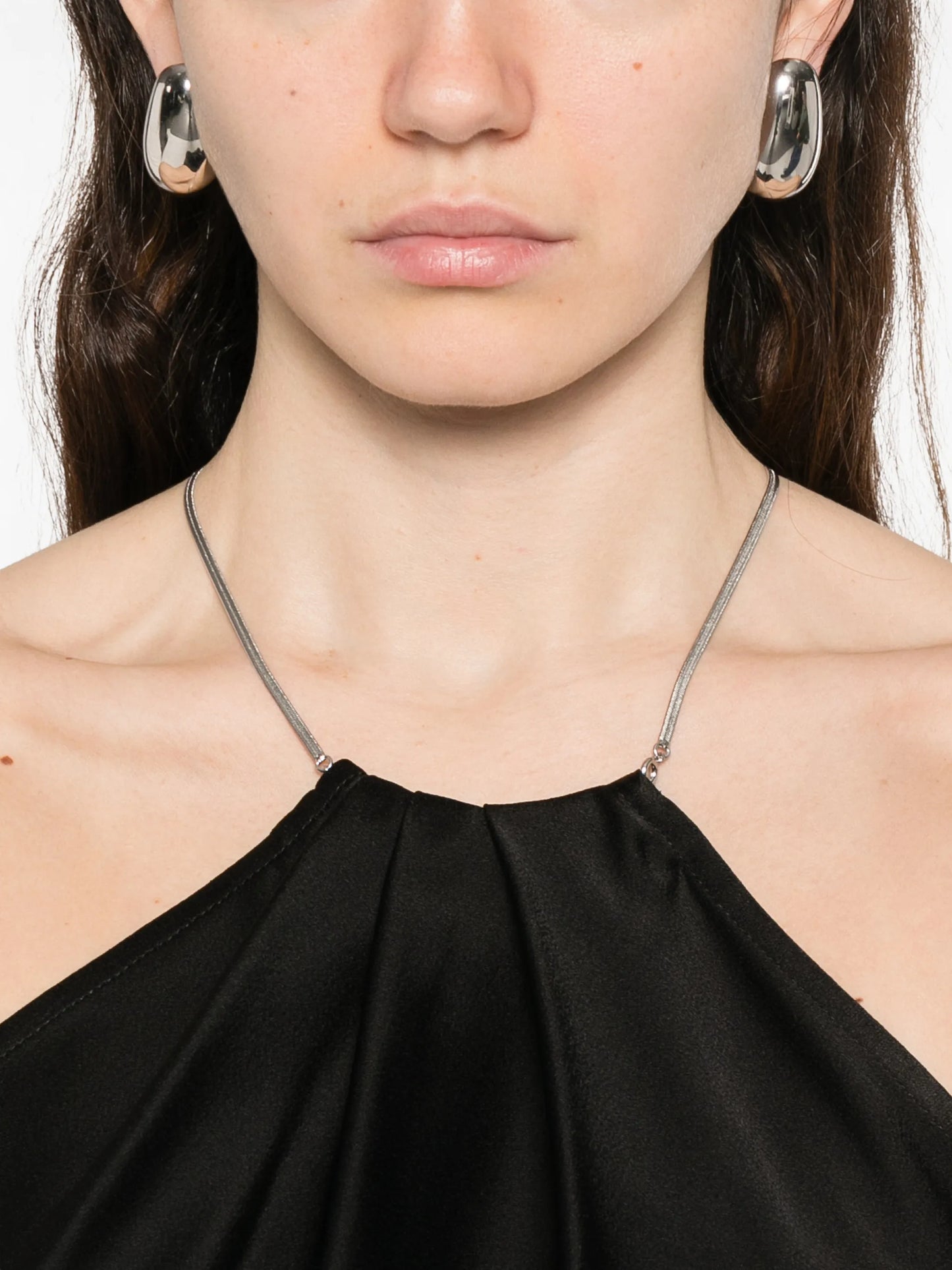 halterneck sleeveless blouse