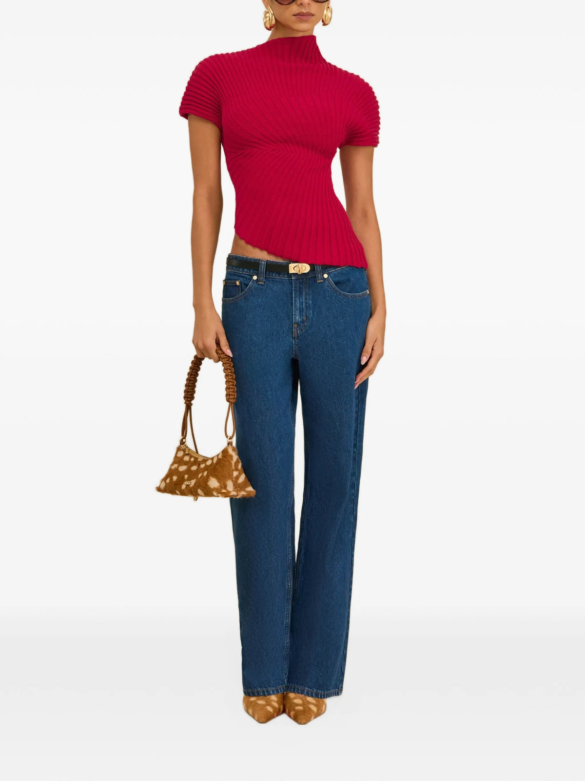 Annemie ribbed top