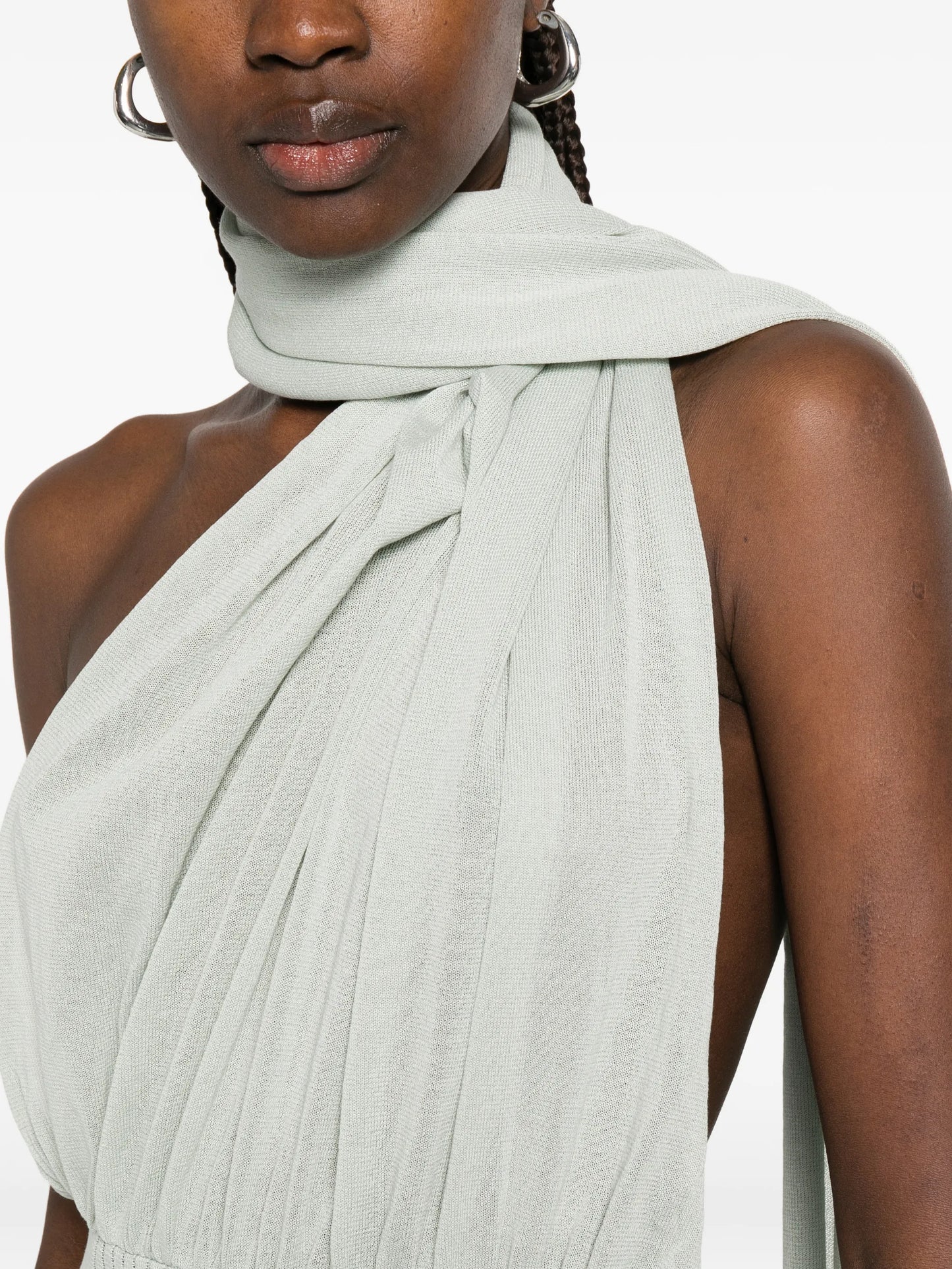 Thea scarf-detail mini dress