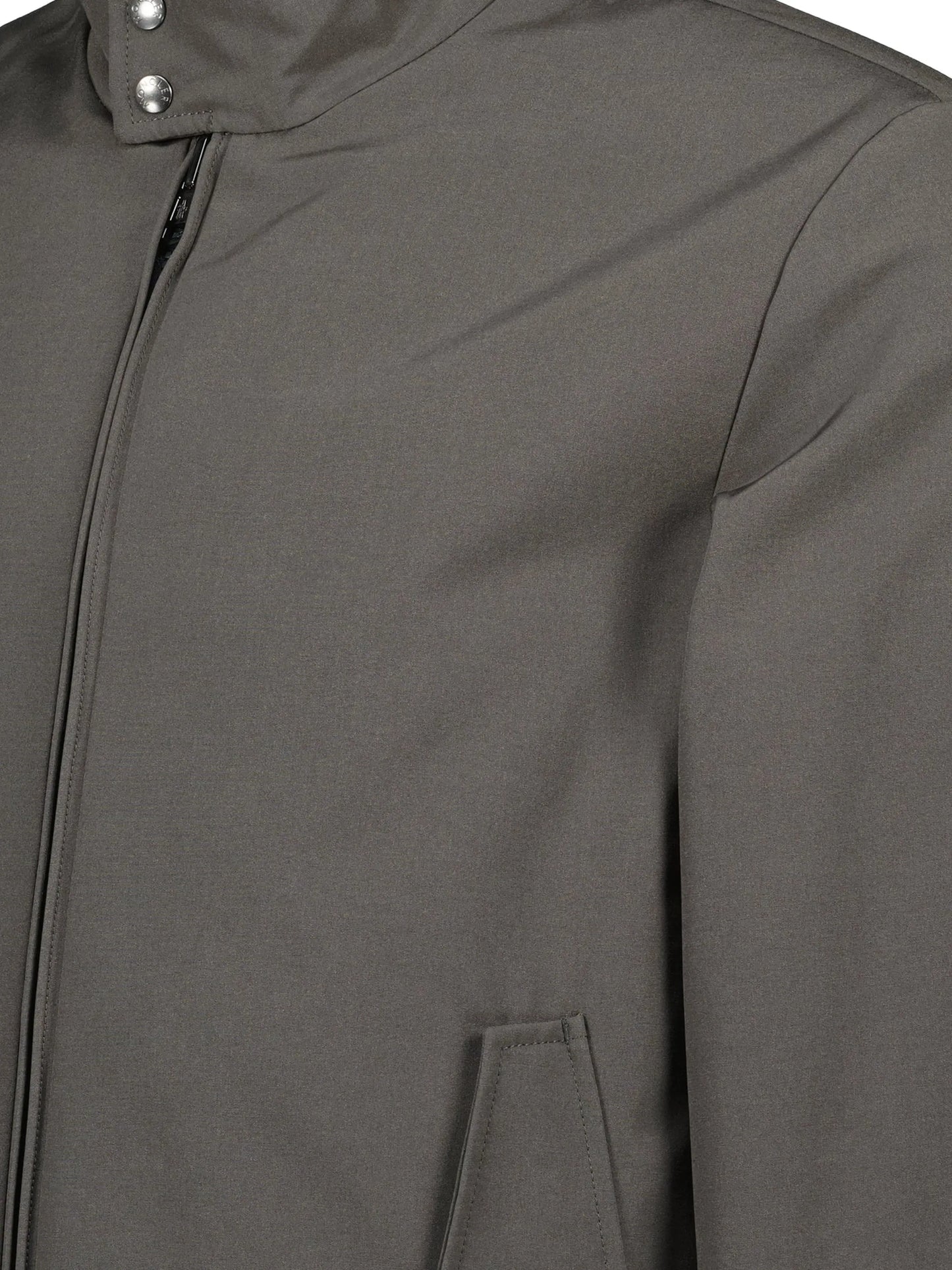 reversible zipped bomber jacket
