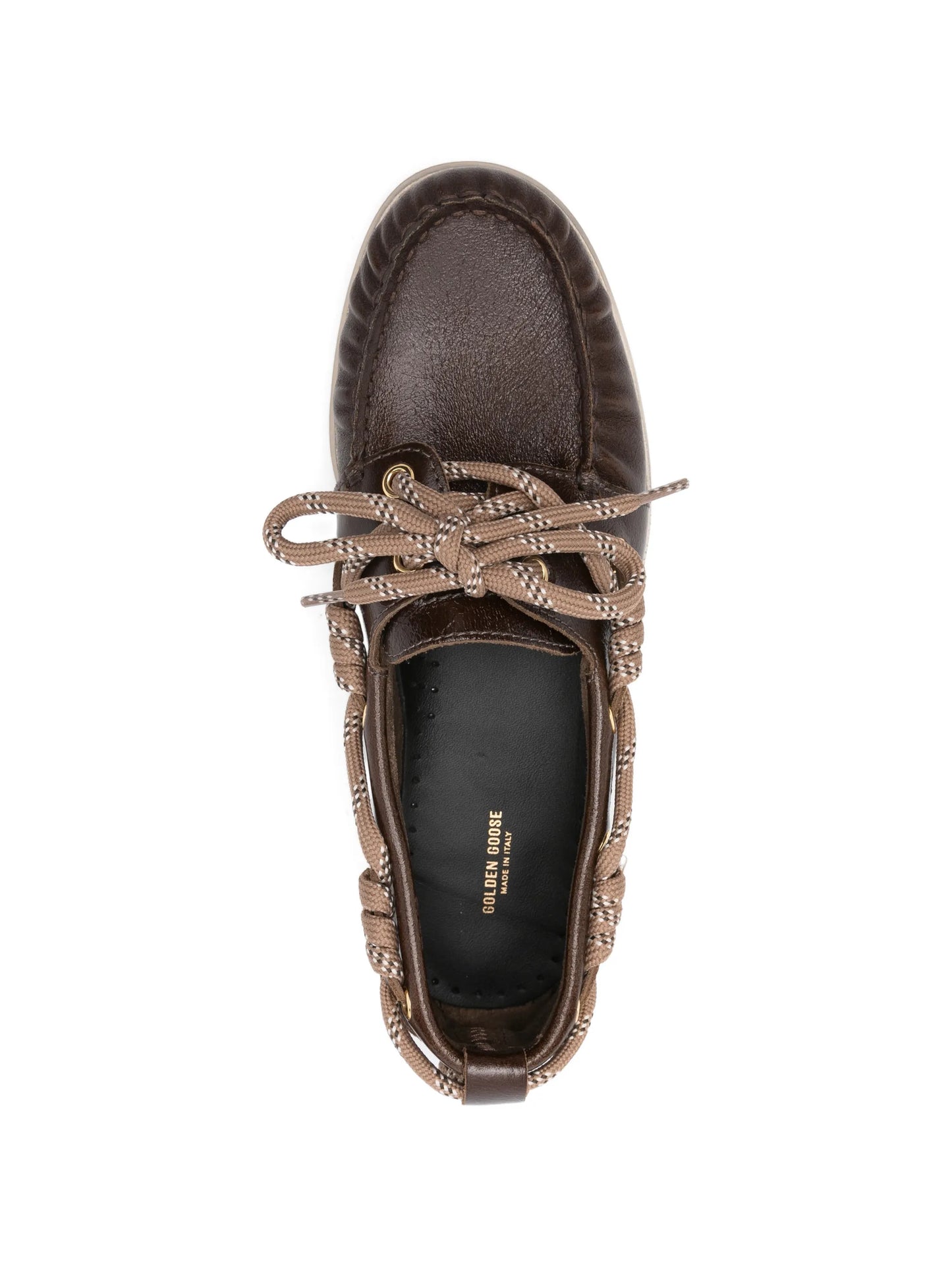 Cruise loafers in glossy dark brown leather