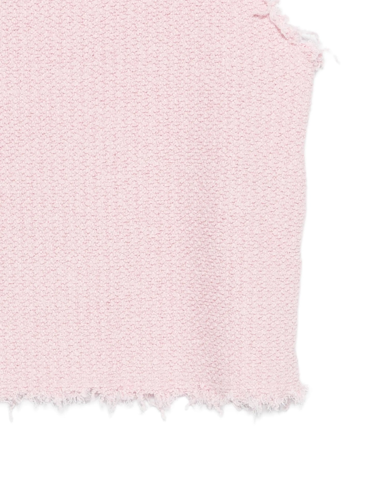 frayed sleeveless top