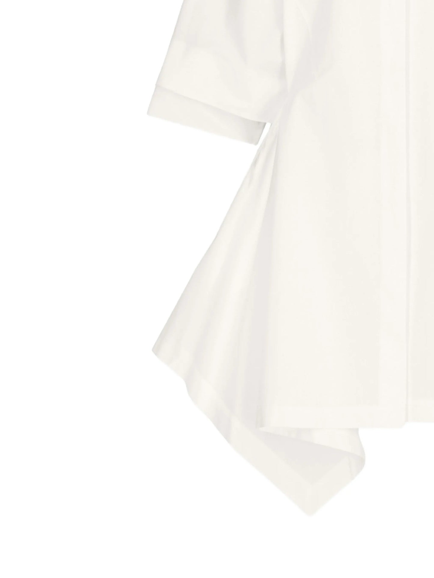 layered poplin mini dress