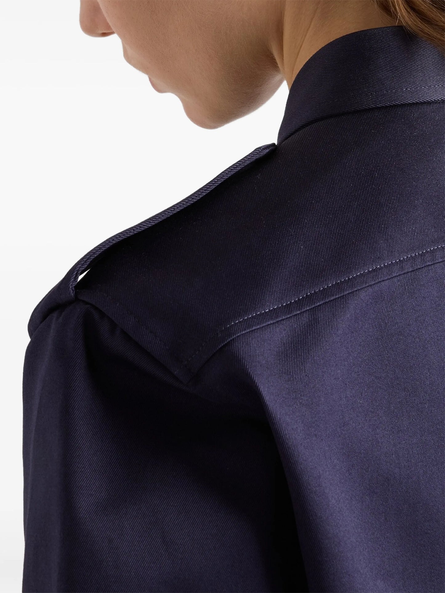 epaulettes pocket shirt