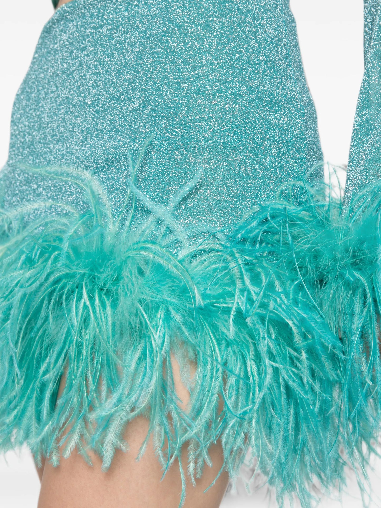 Lumiere Plumage mini skirt