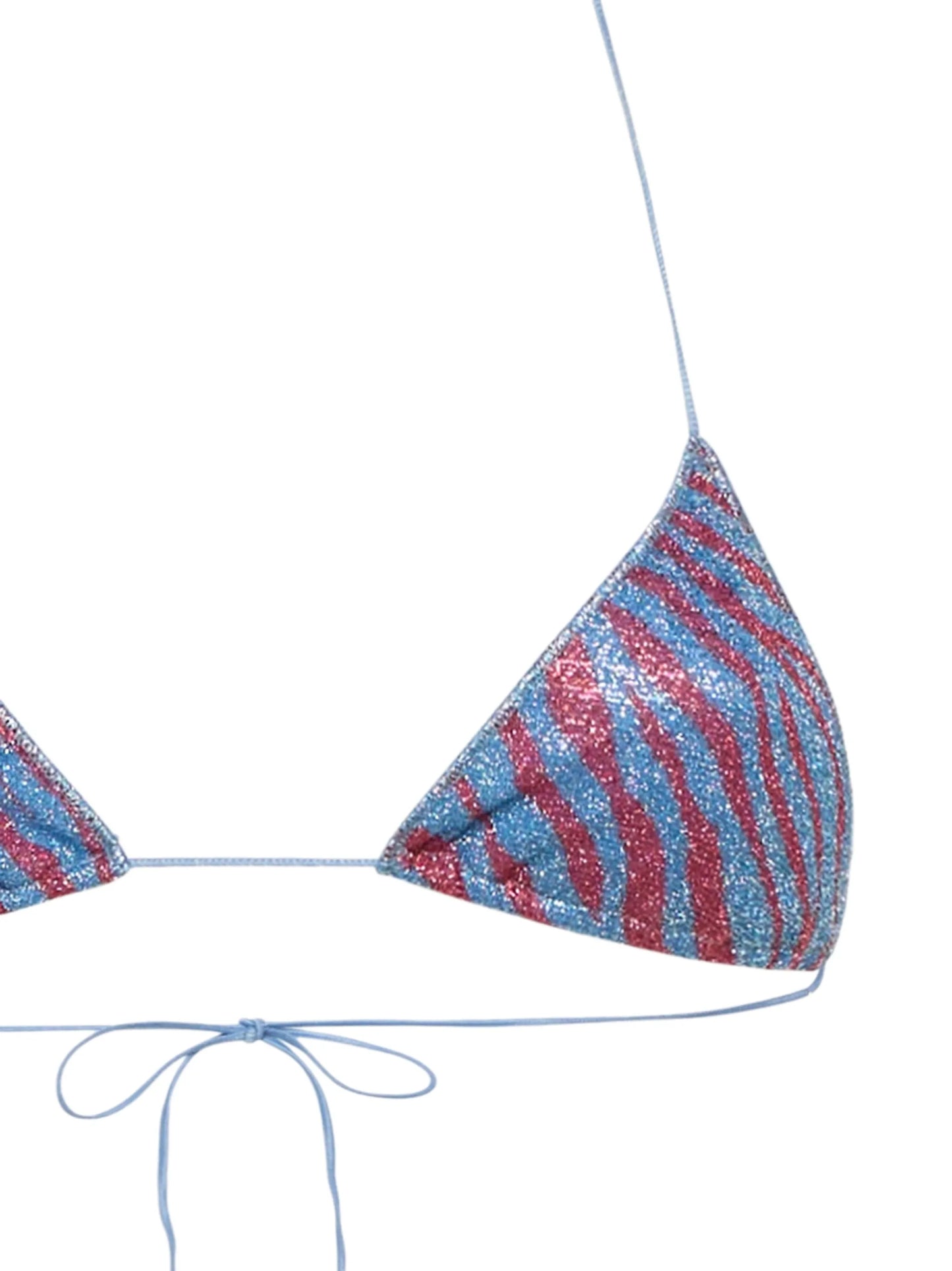 Animalier glitter-effect bikini