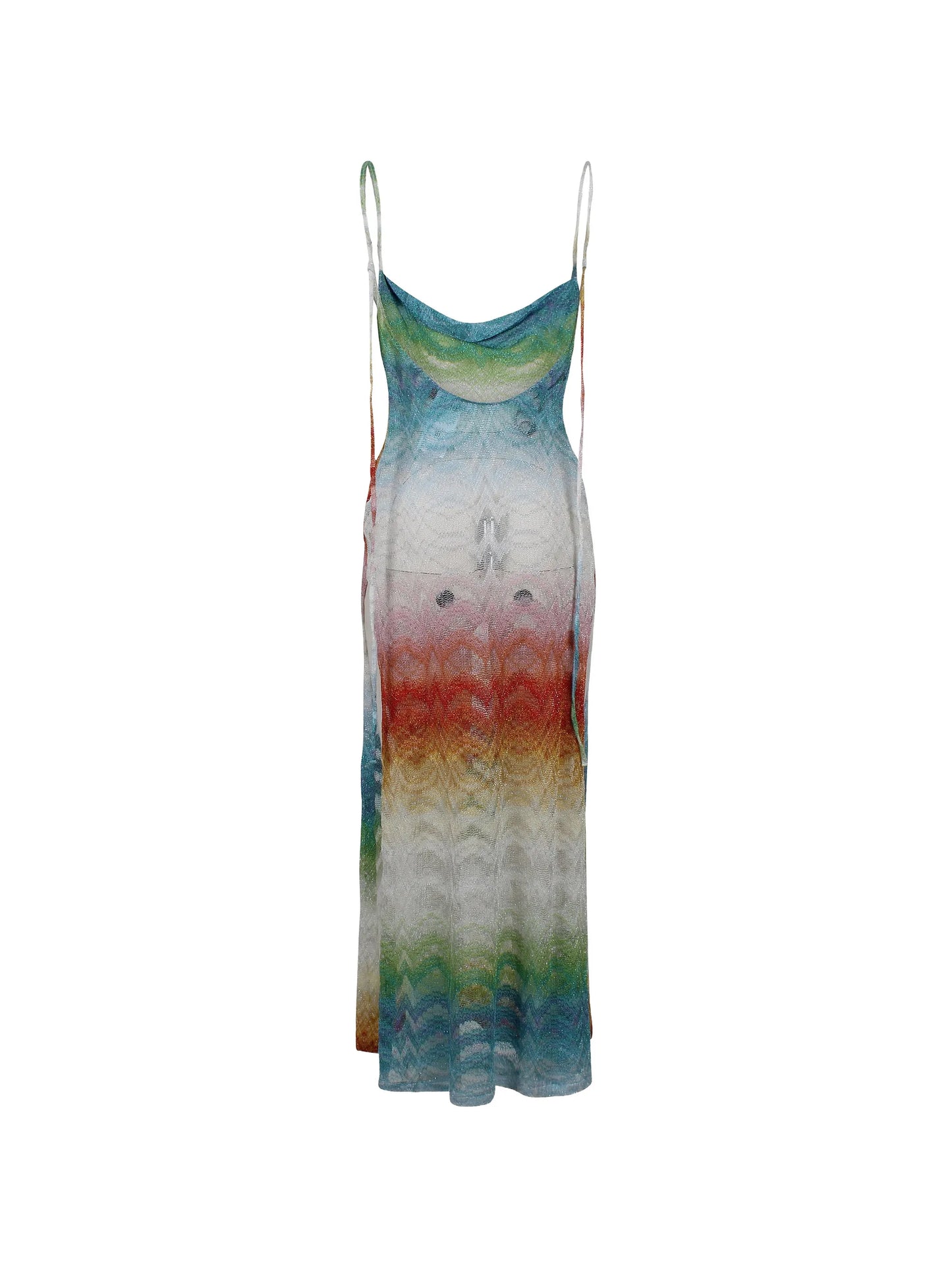 cowl-neck beach maxi dress