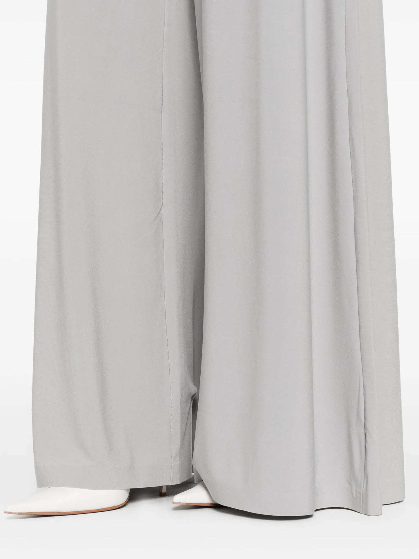 Bias straight-leg trousers