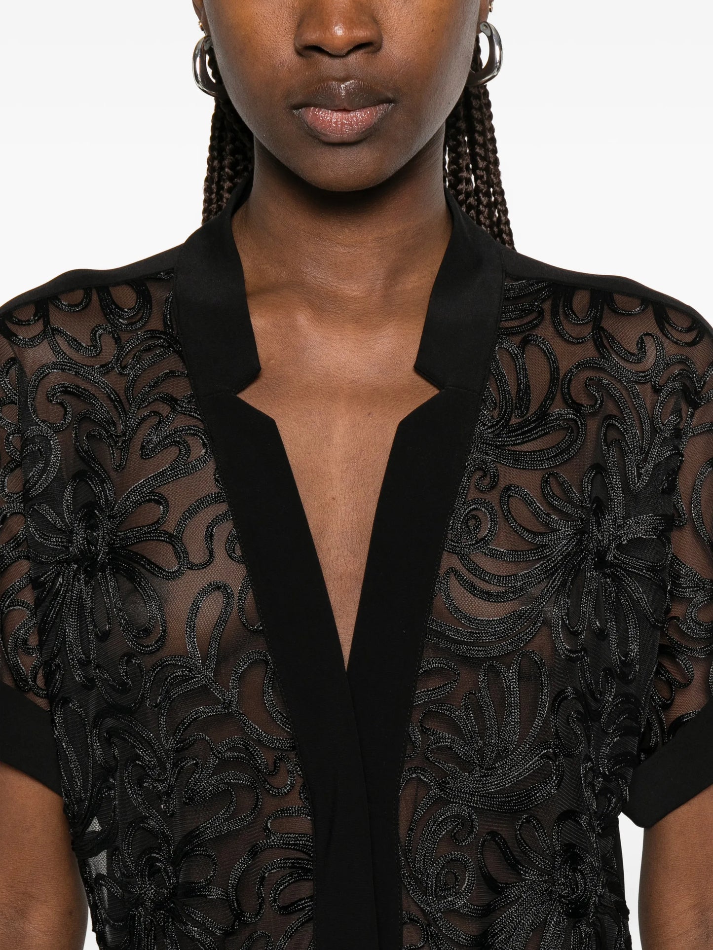 Geralyn short-sleeves jumpsuit