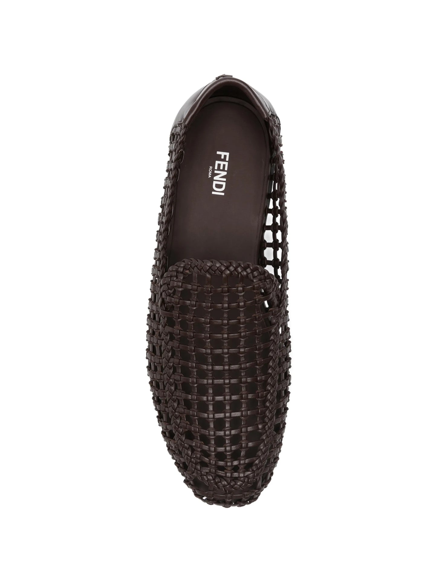braided leather loafers