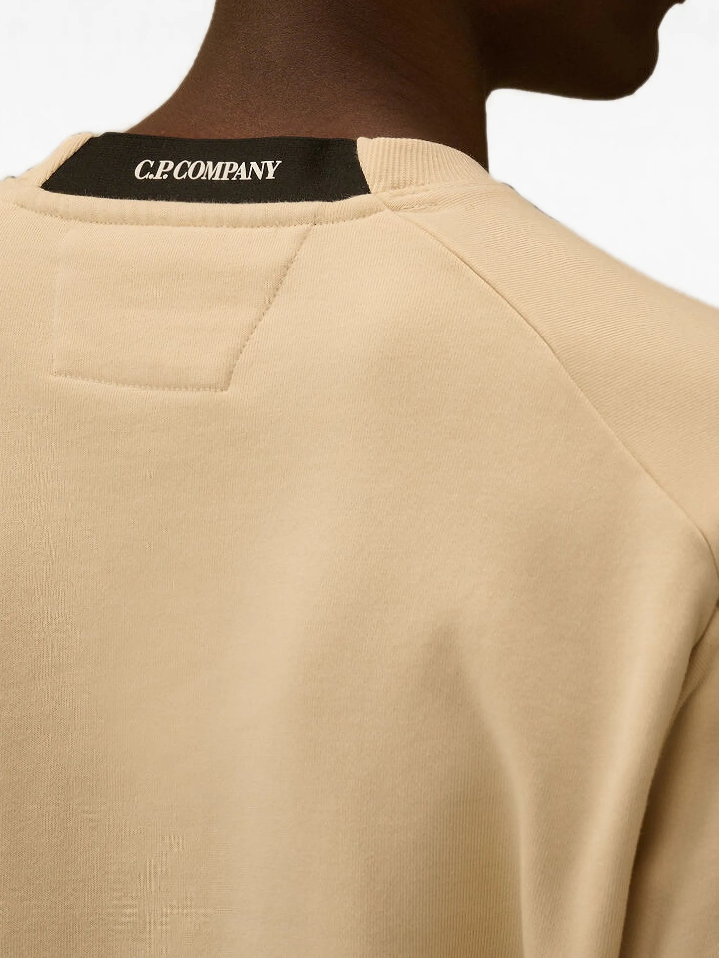 logo-patch crew-neck sweatshirt
